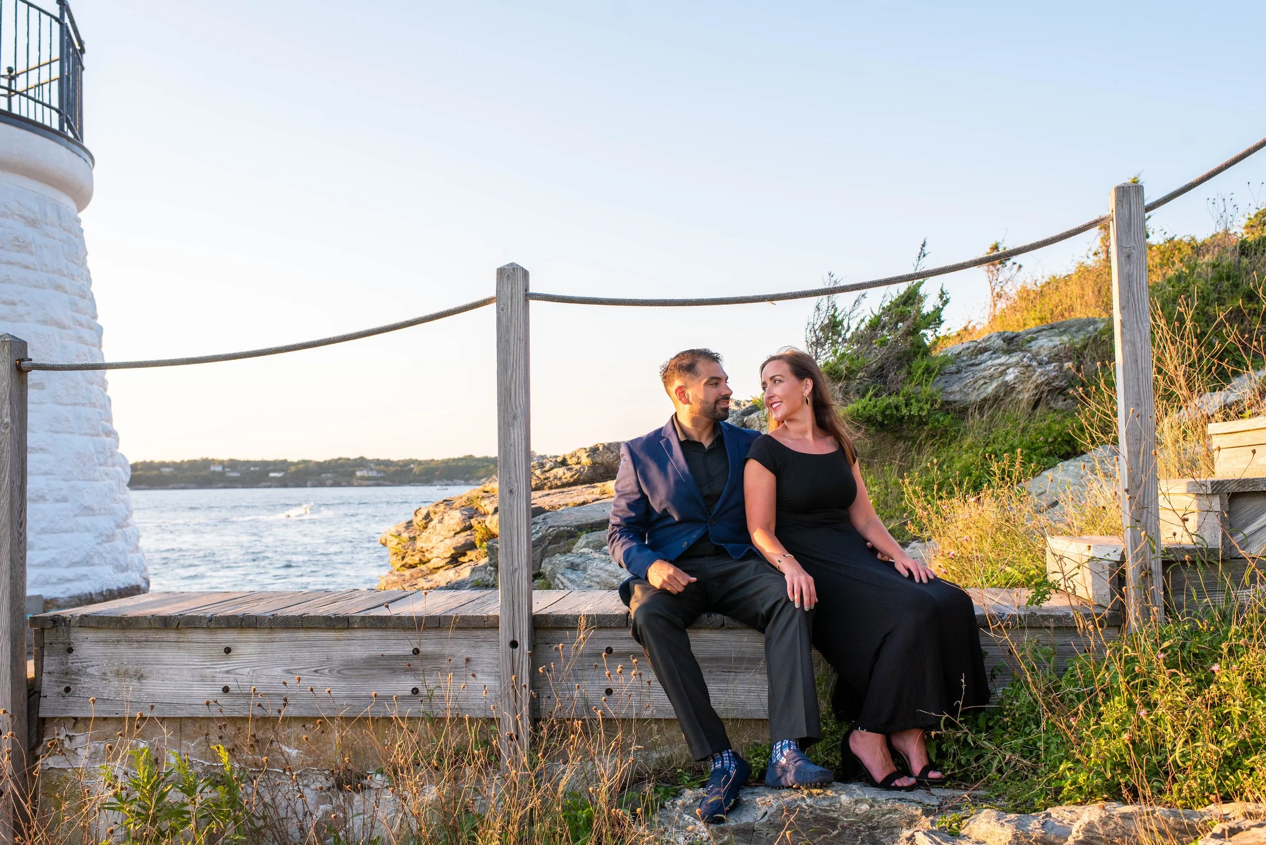 Castle Hill Newport RI proposal photographer