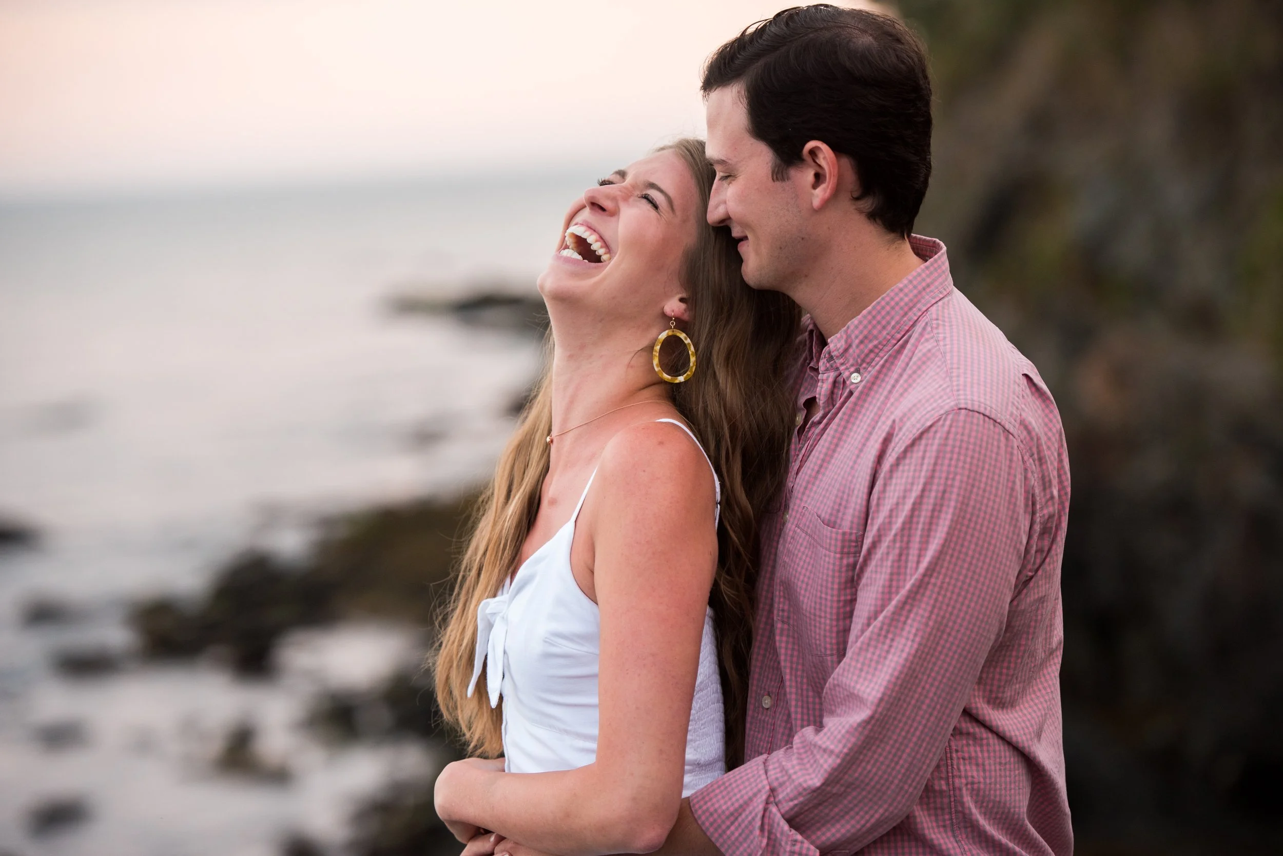 Newport Rhode Island Cliff Walk Proposal | Eric + Christina
