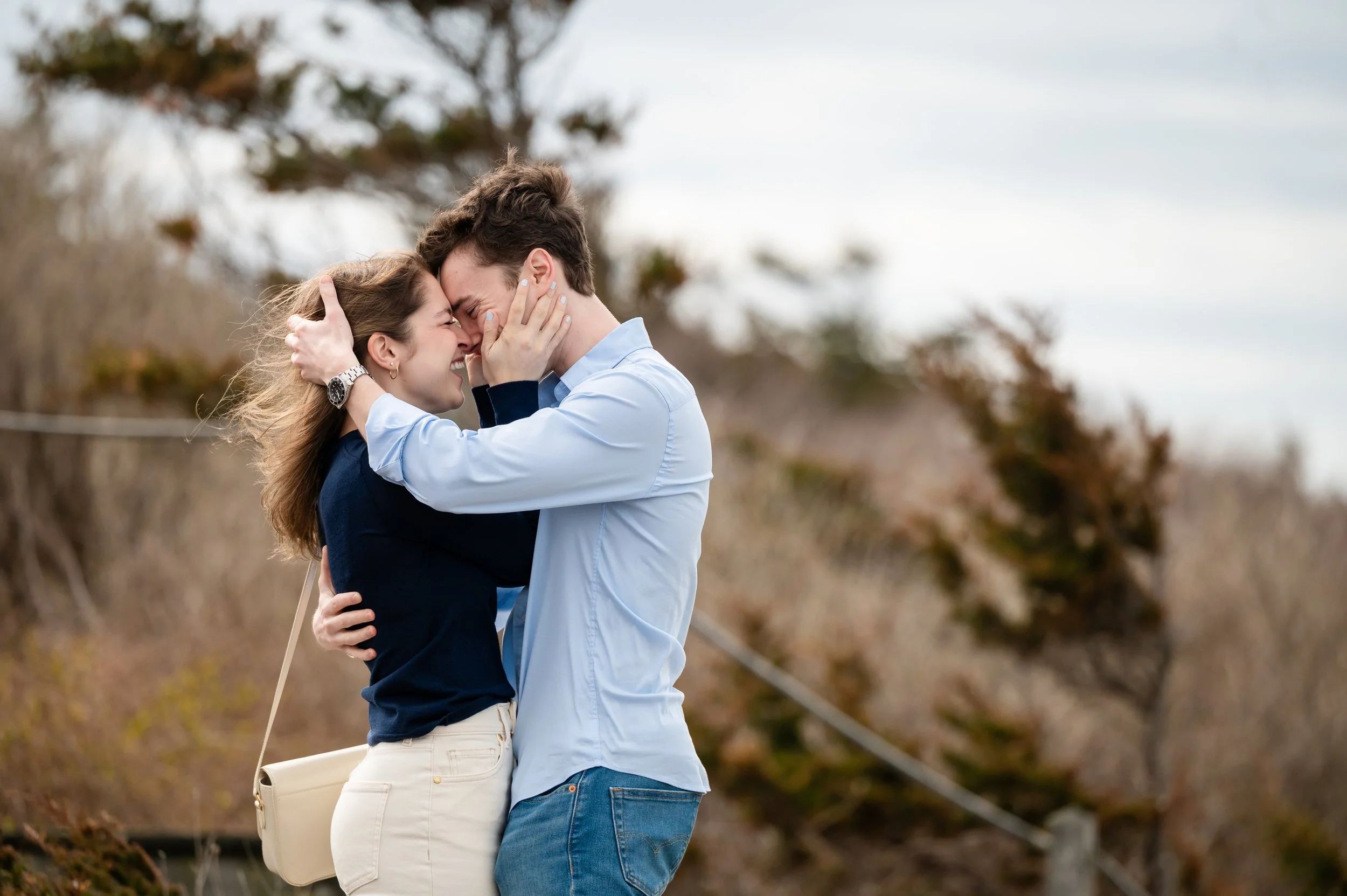 Castle Hill Newport RI proposal photography