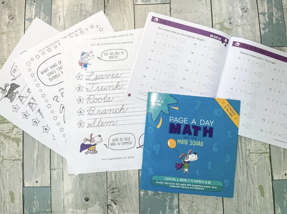 Why We Love Page A Day Math Homeschool Curriculum — Hill Country Homestead