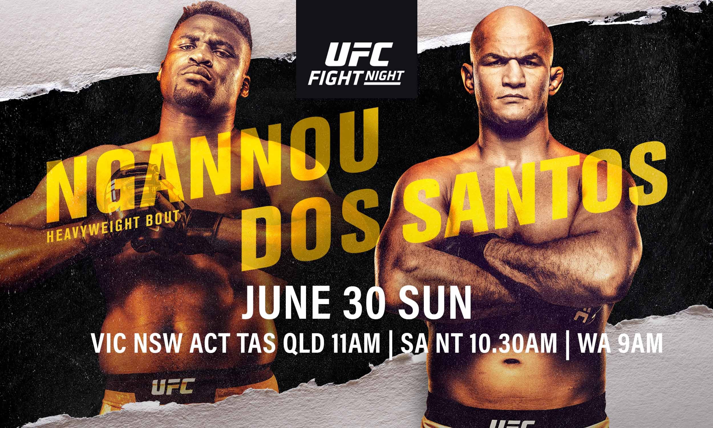 Ufc Fight Night Francis Ngannou Vs Junior Dos Santos Better At