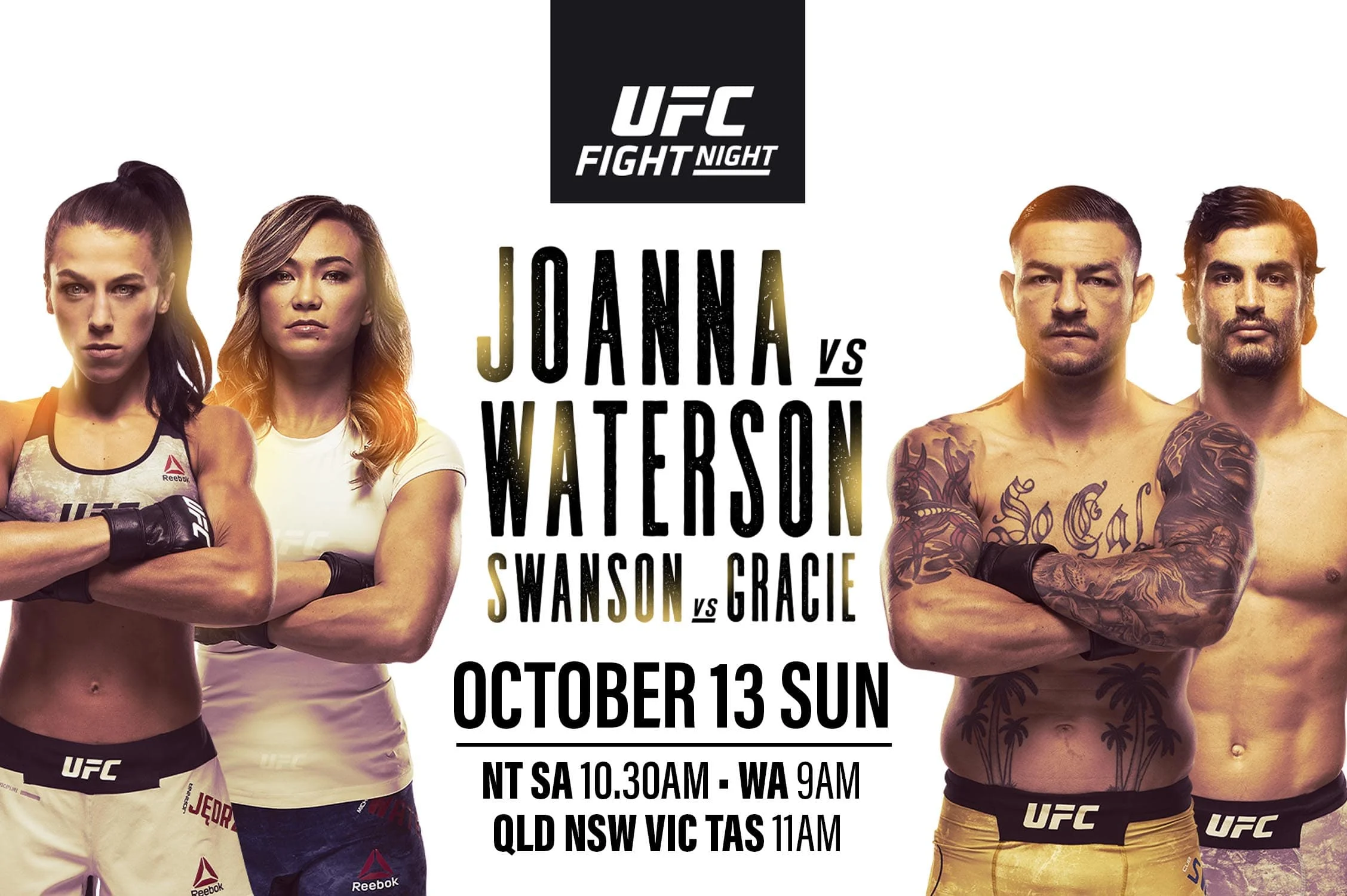 UFC FIGHT NIGHT: JOANNA VS WATERSON
