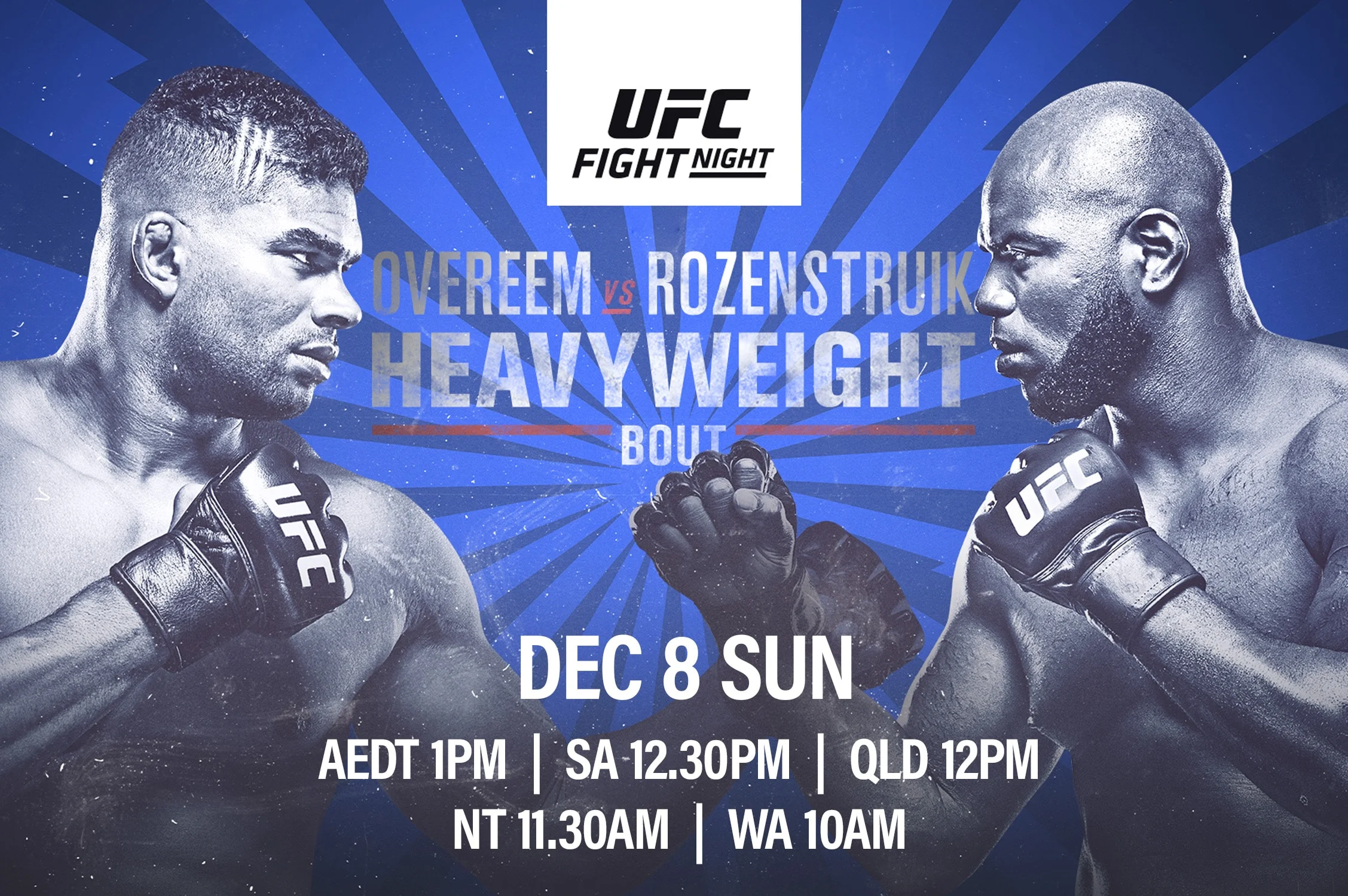 UFC Fight Night: Overeem vs Rozenstruik