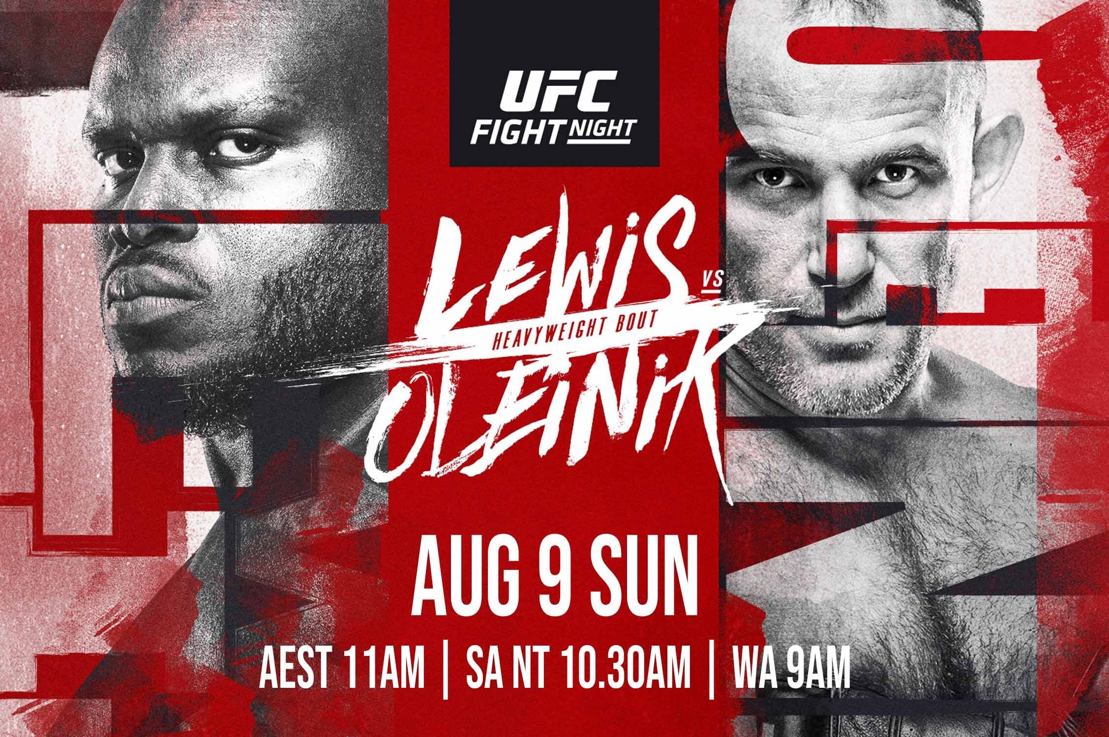 UFC Fight Night: Lewis vs Oleinik