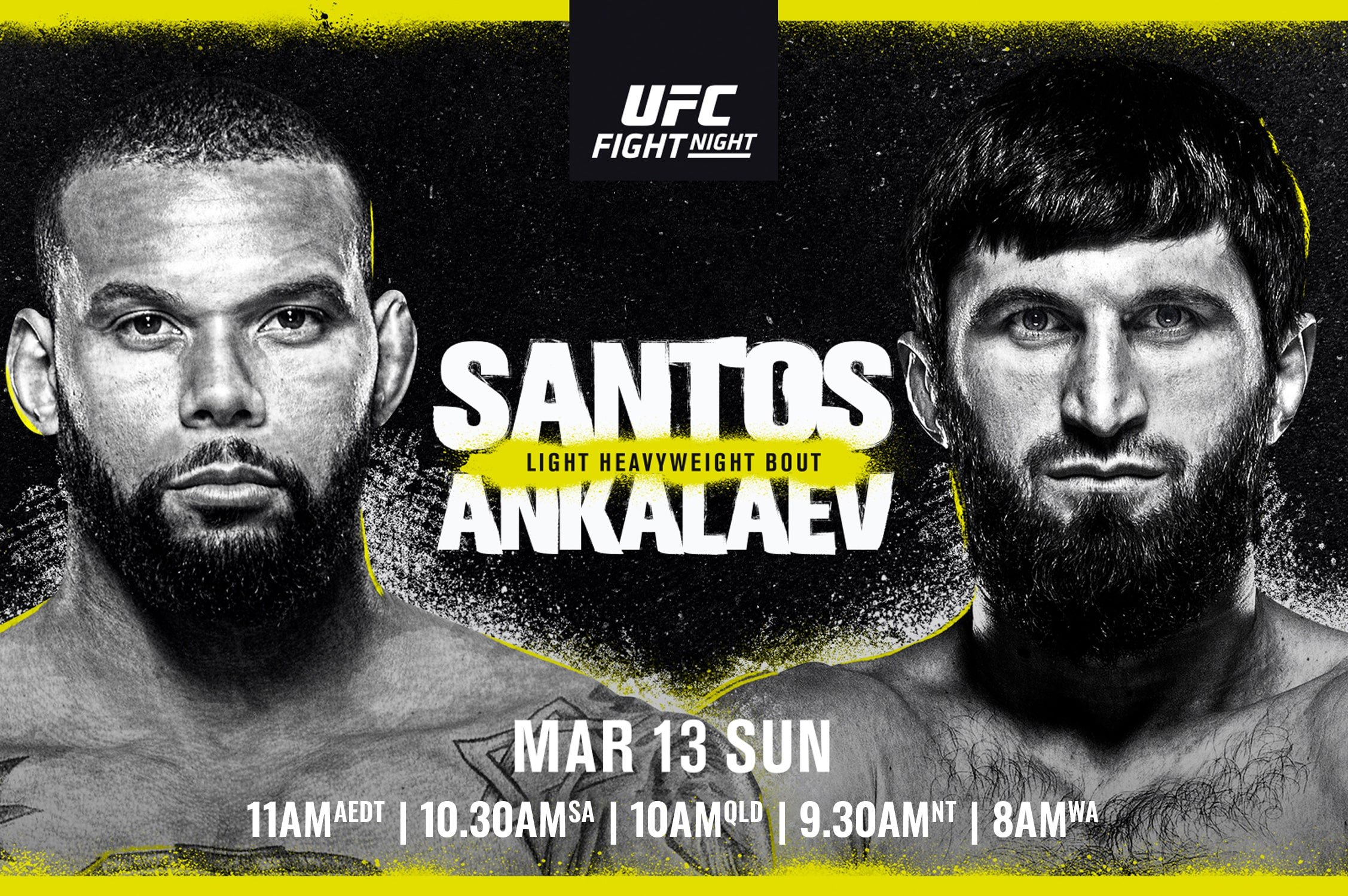 UFC Fight Night: Santos vs Ankalaev Results