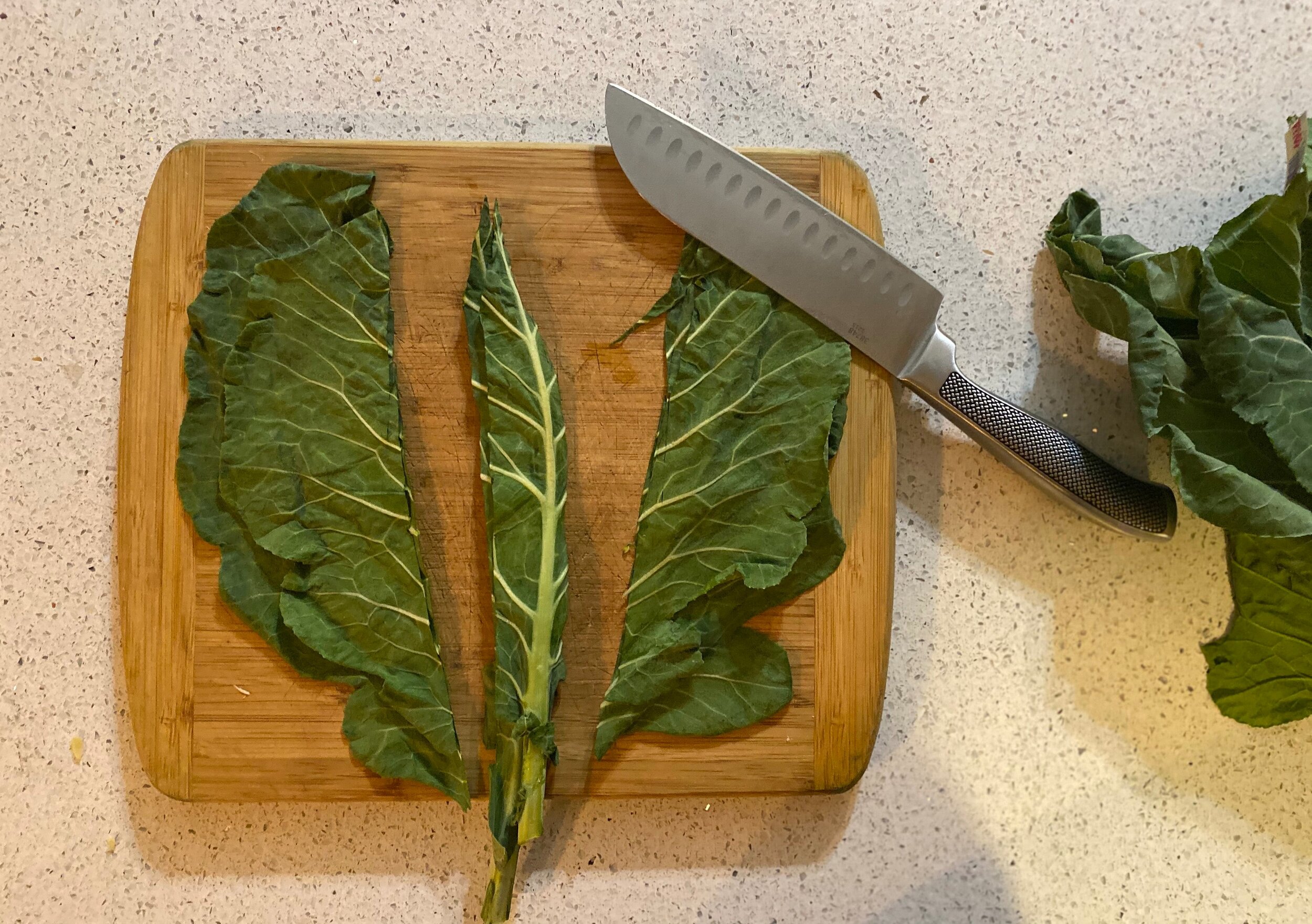 Bourbon and Bacon Braised Collard Greens — MargieFoodie