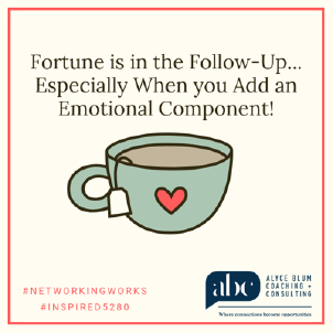 Fortune is in the Follow-Up...Especially When you Add an Emotional Component!