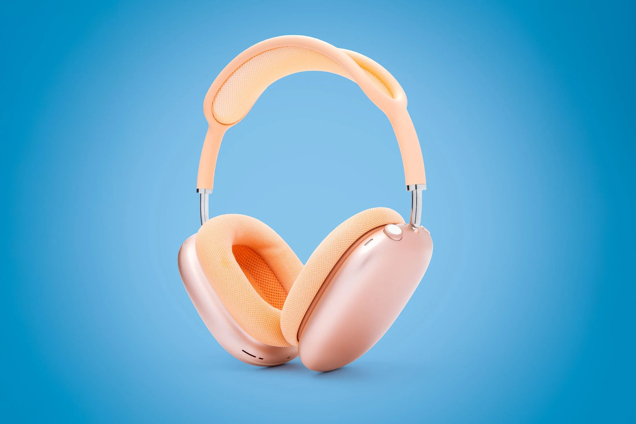 Orange AirPods Max product photo