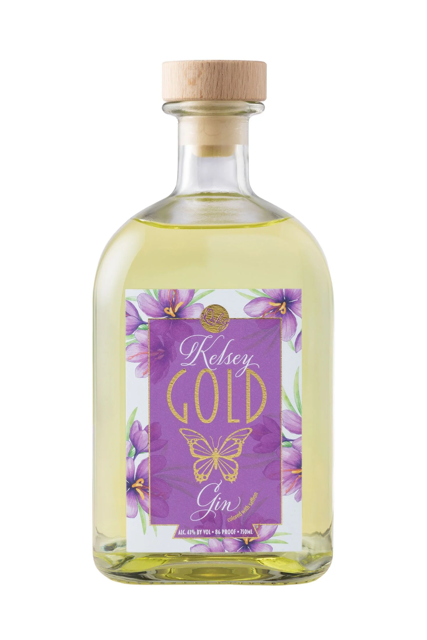 Kelsey Gold Gin shot for Olympia Distilling Co