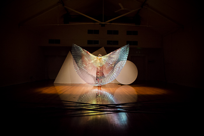 Photo of Sarah Aiken at 2014 KEIR choreographic award, Photography by Gregory Lorenzutti for Dancehouse