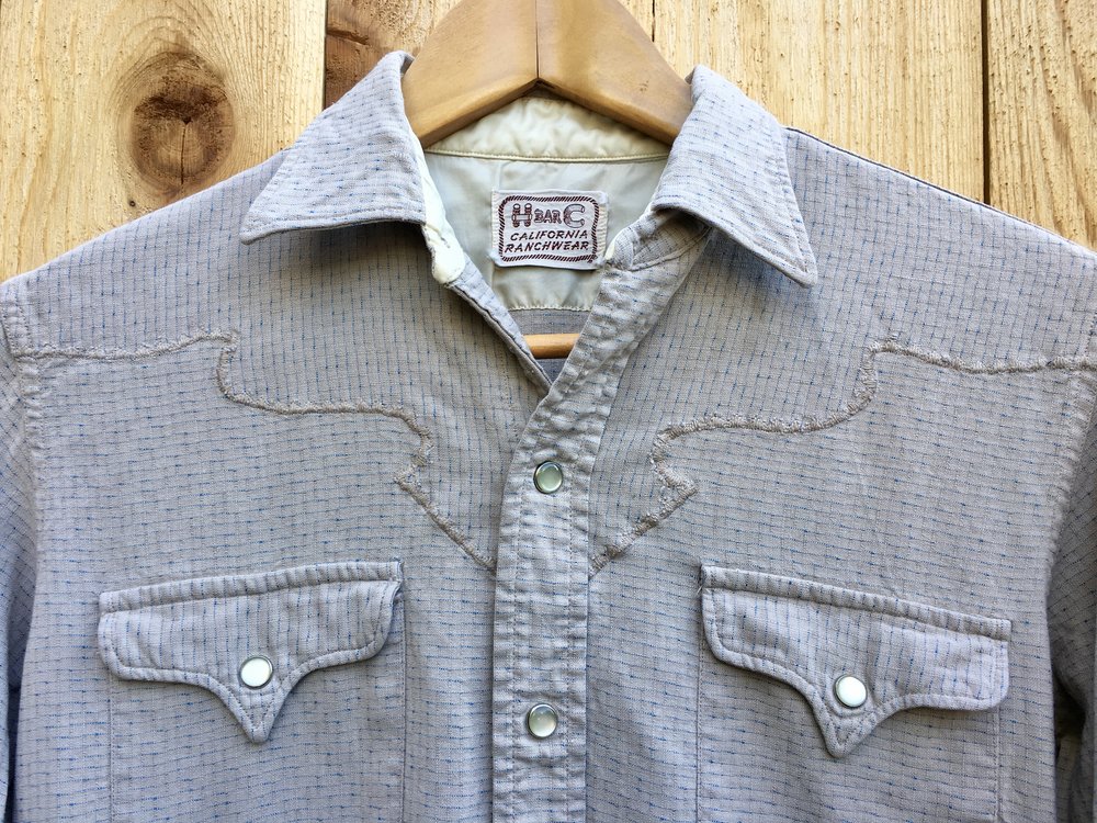 Vintage 1950's H Bar C California Ranchwear Pearl Snap Shirt — The