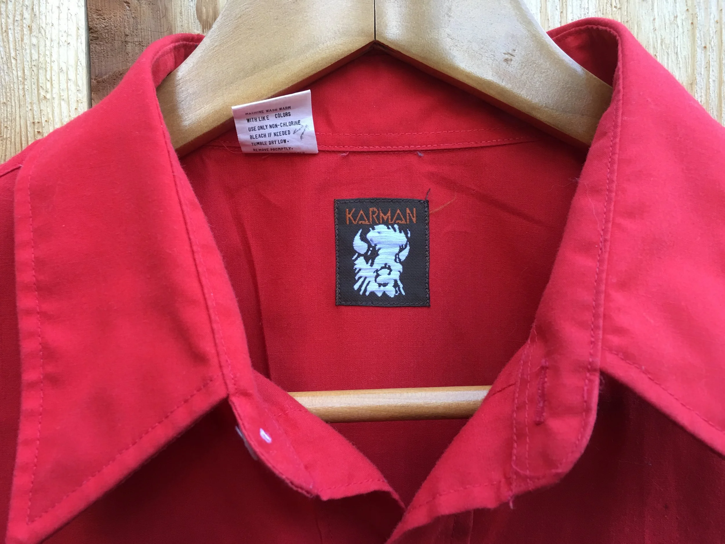 Vintage Karman Floral Embroidered Western Shirt — The Western Wanderer