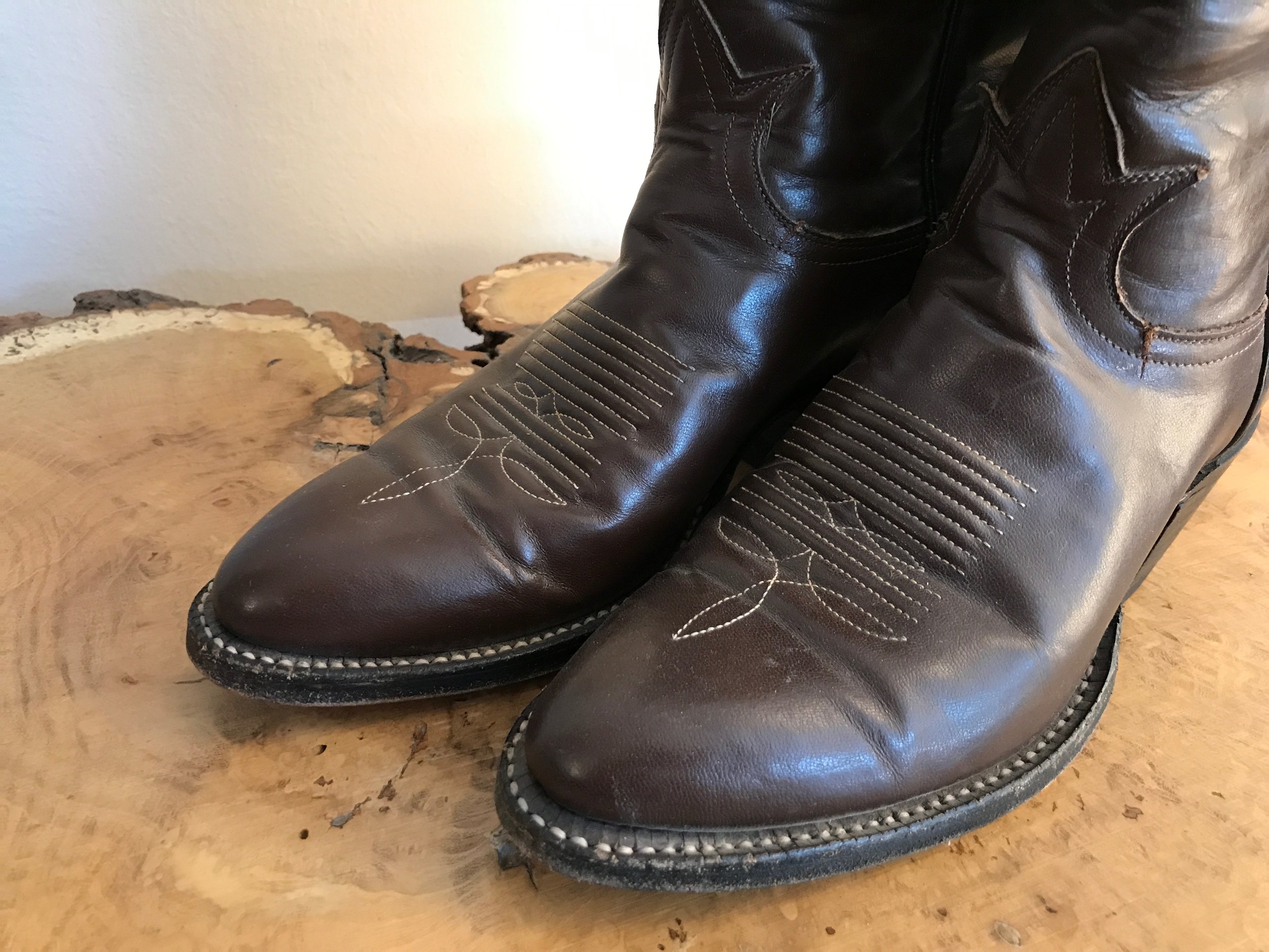 Tall Tony Lamas with Western Stitching — The Western Wanderer