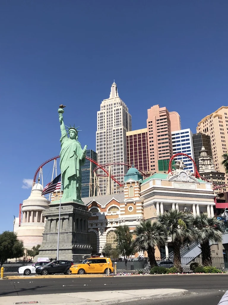Las Vegas - notice the dramatic cloudy sky on the left.