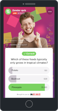 Delhaize-sponsored question