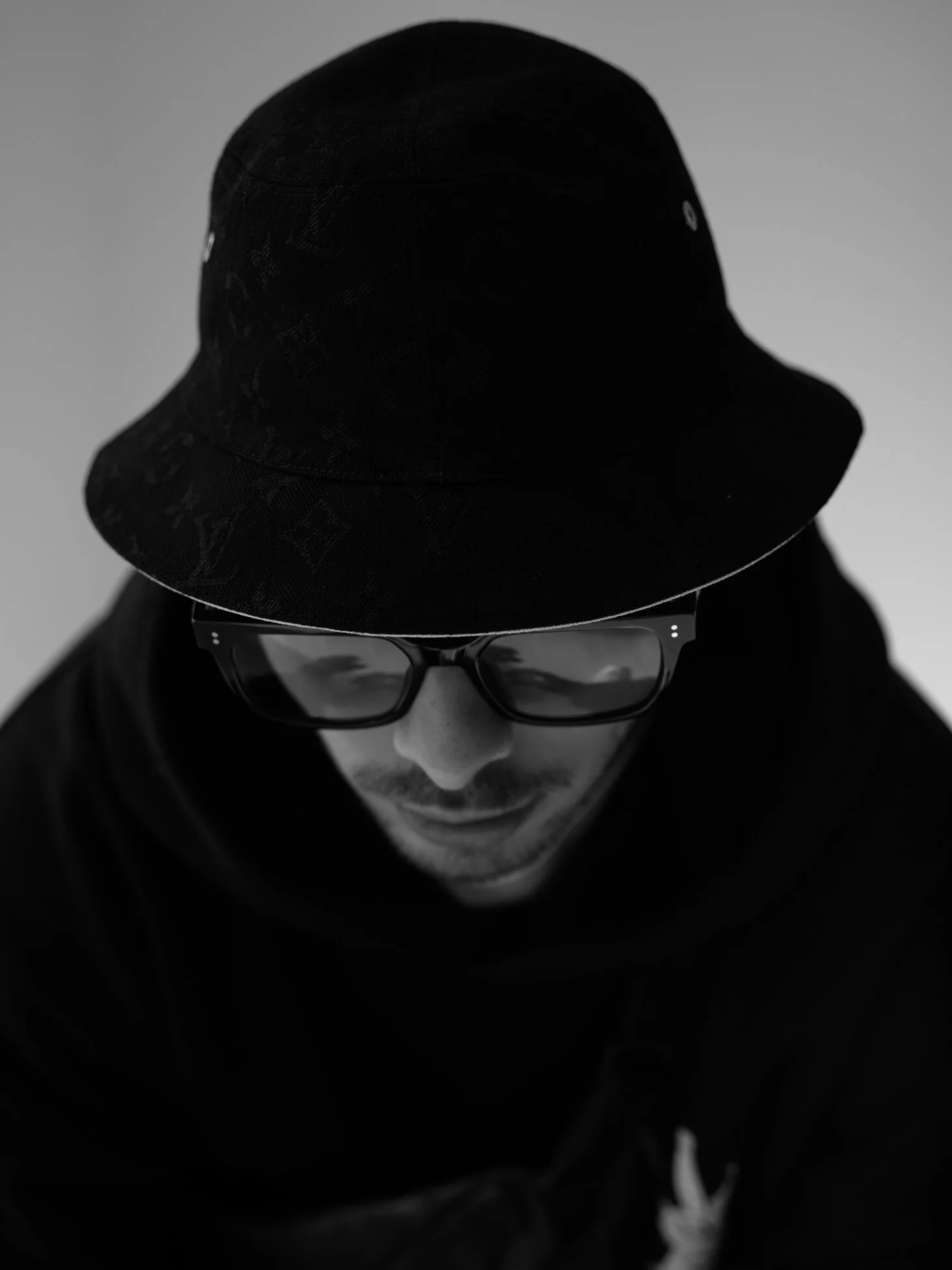 SW-Portrait des Künstlers ANREY