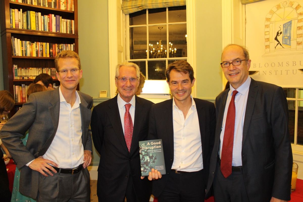 from left to right: Per-Anders Enkvist, Dr. Klaus Zumwinkel, Dr. Martin Stuchtey