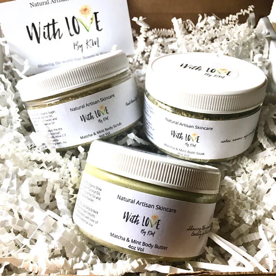Matcha and mint spa set.jpg