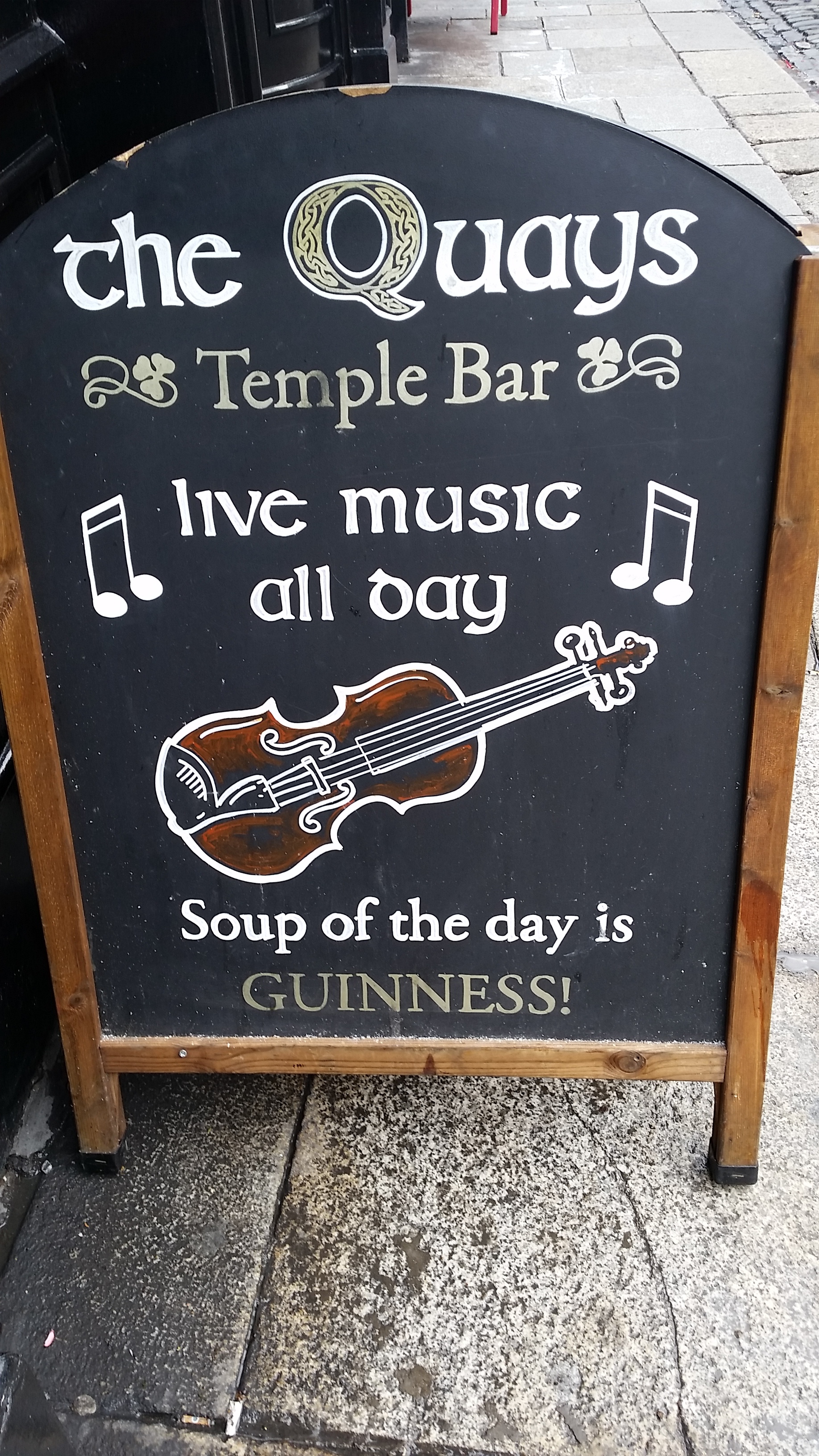 Soup of the day in Temple Bar