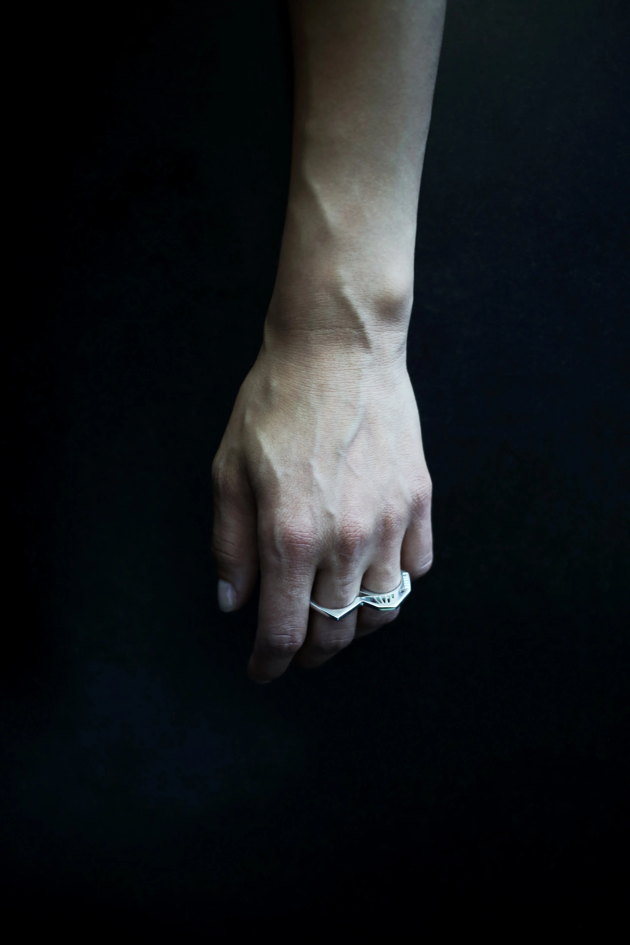 The 'MONETA' double ring • silver