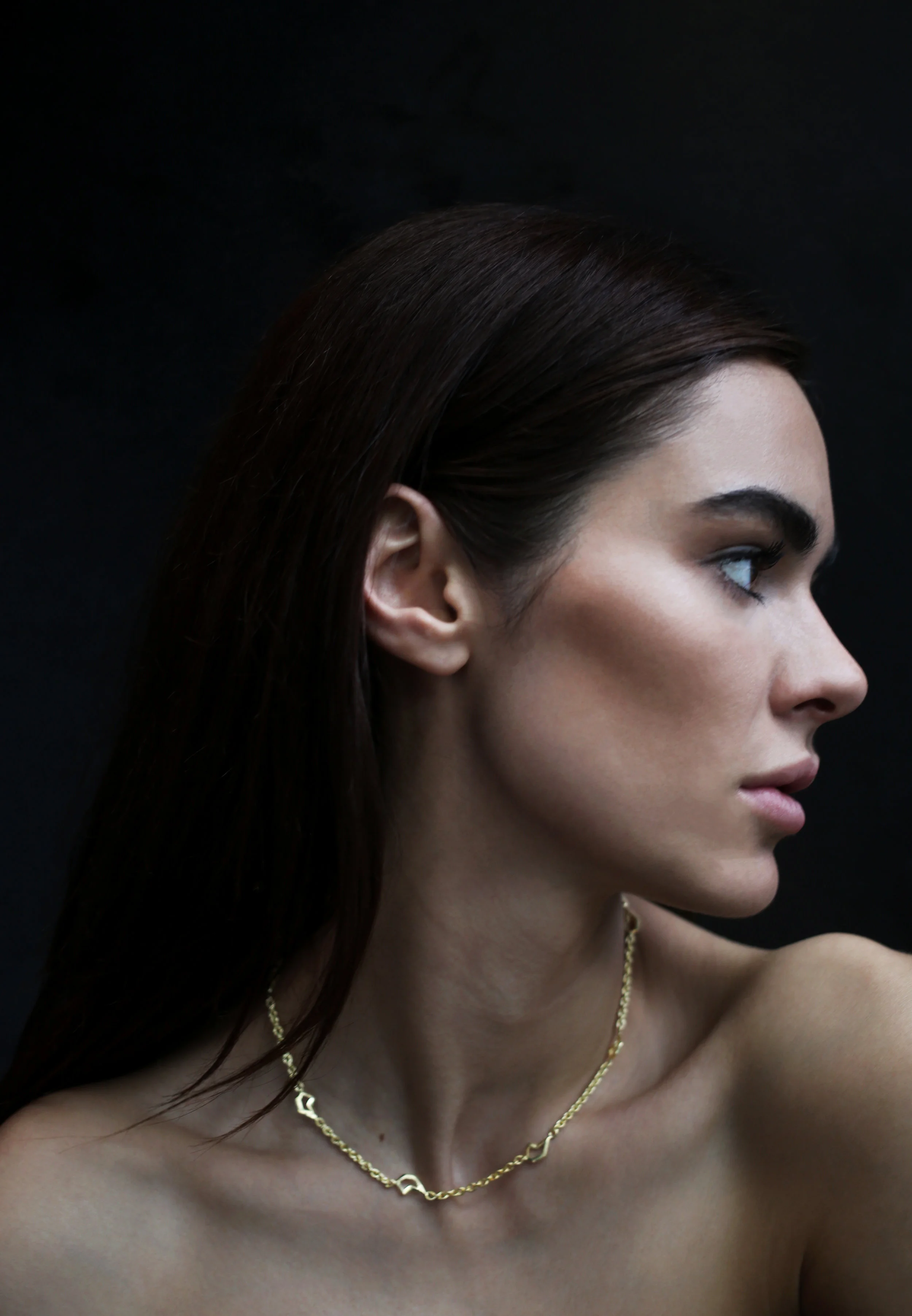 The 'PAFTA' chunky necklace • gold