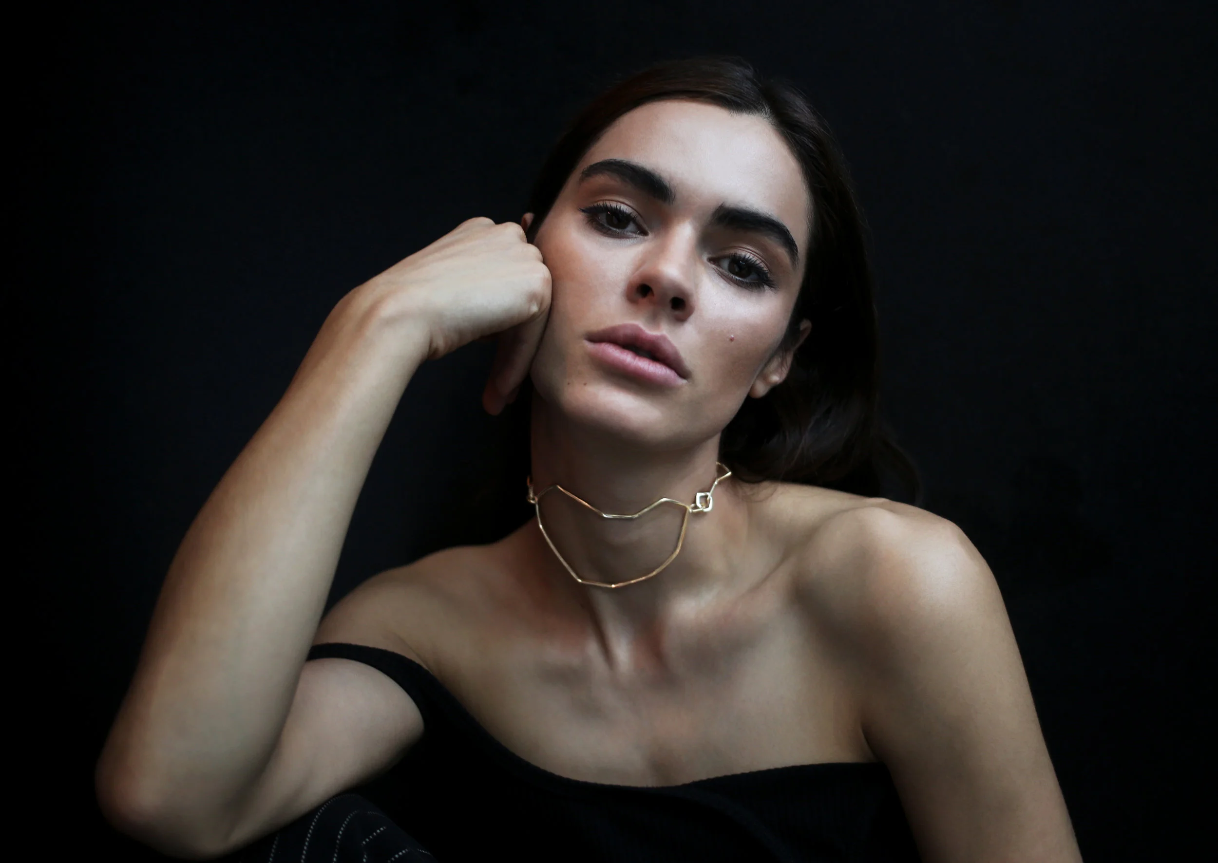 The 'PAFTA' choker • gold