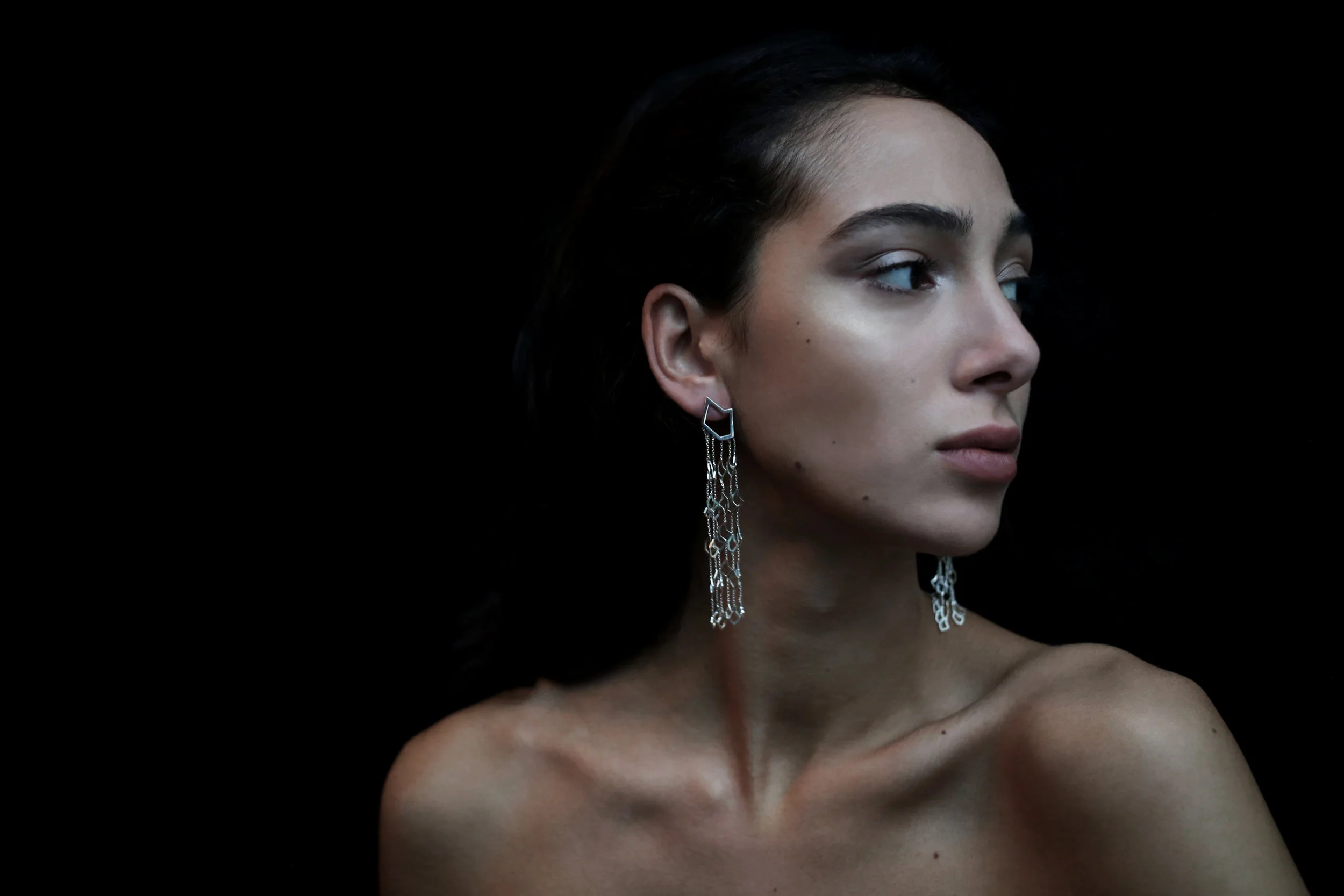 The 'RUMI' earrings • silver