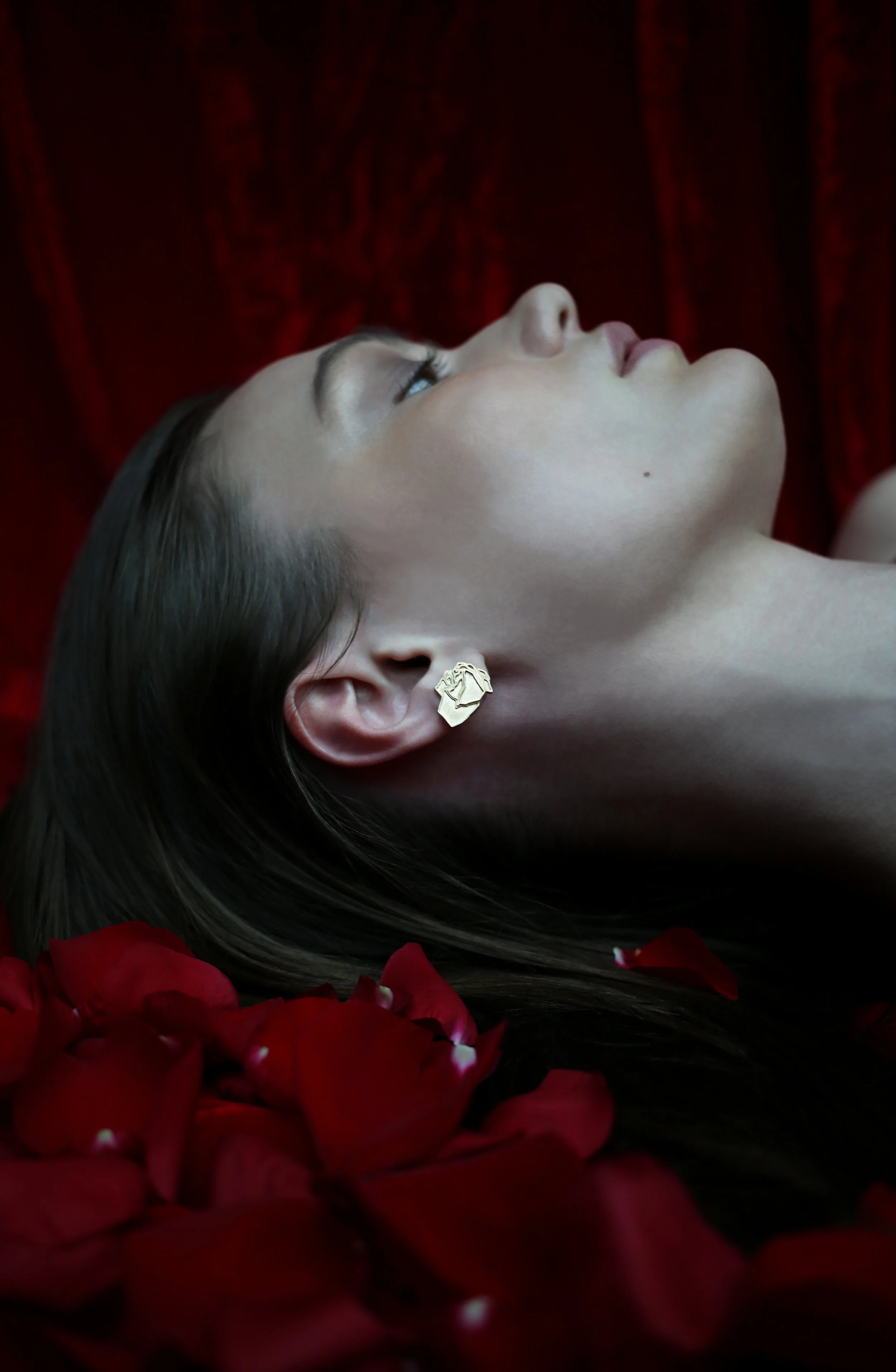 The 'ROSIE' earrings • gold