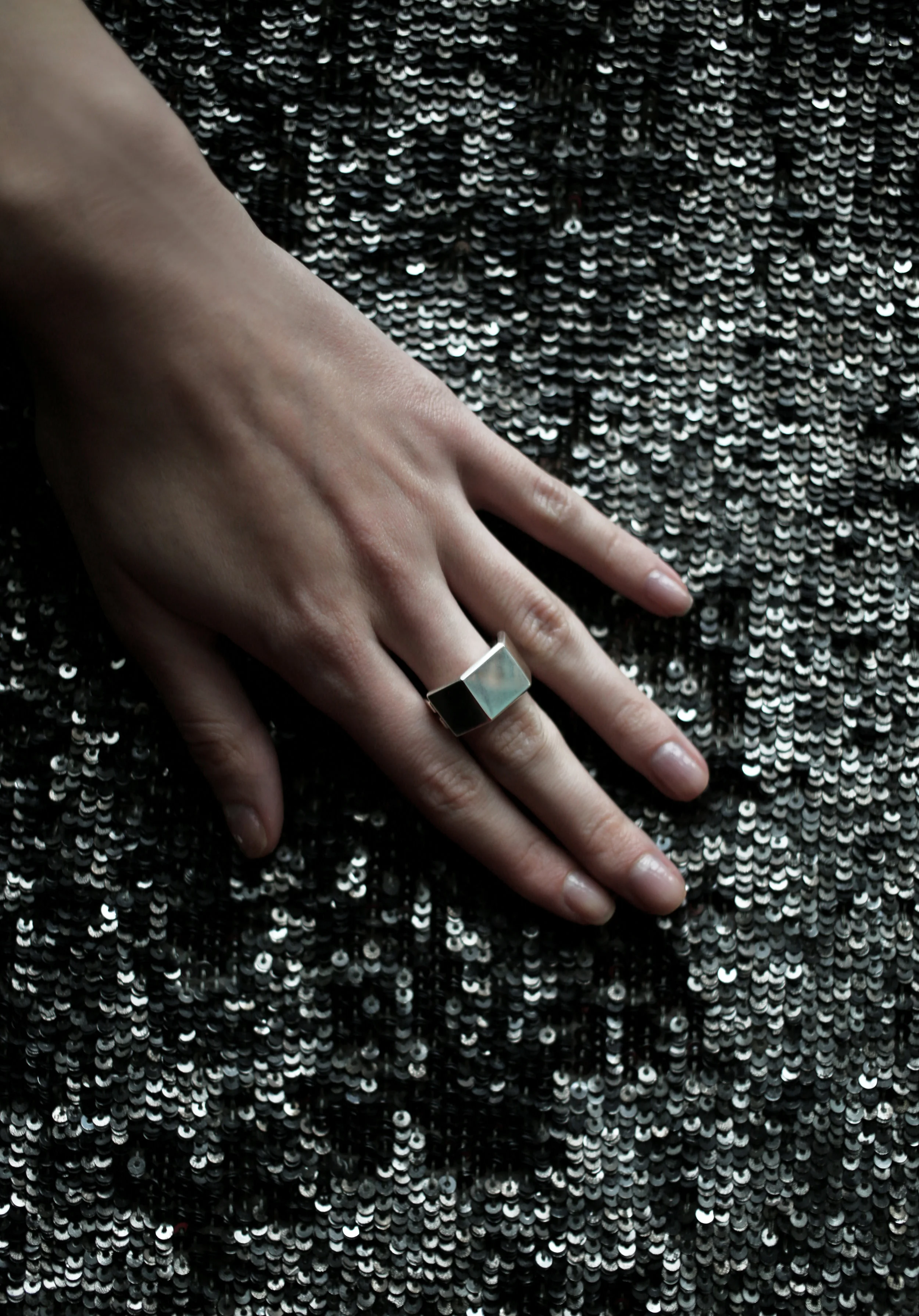 The 'CHRISTA' ring • silver