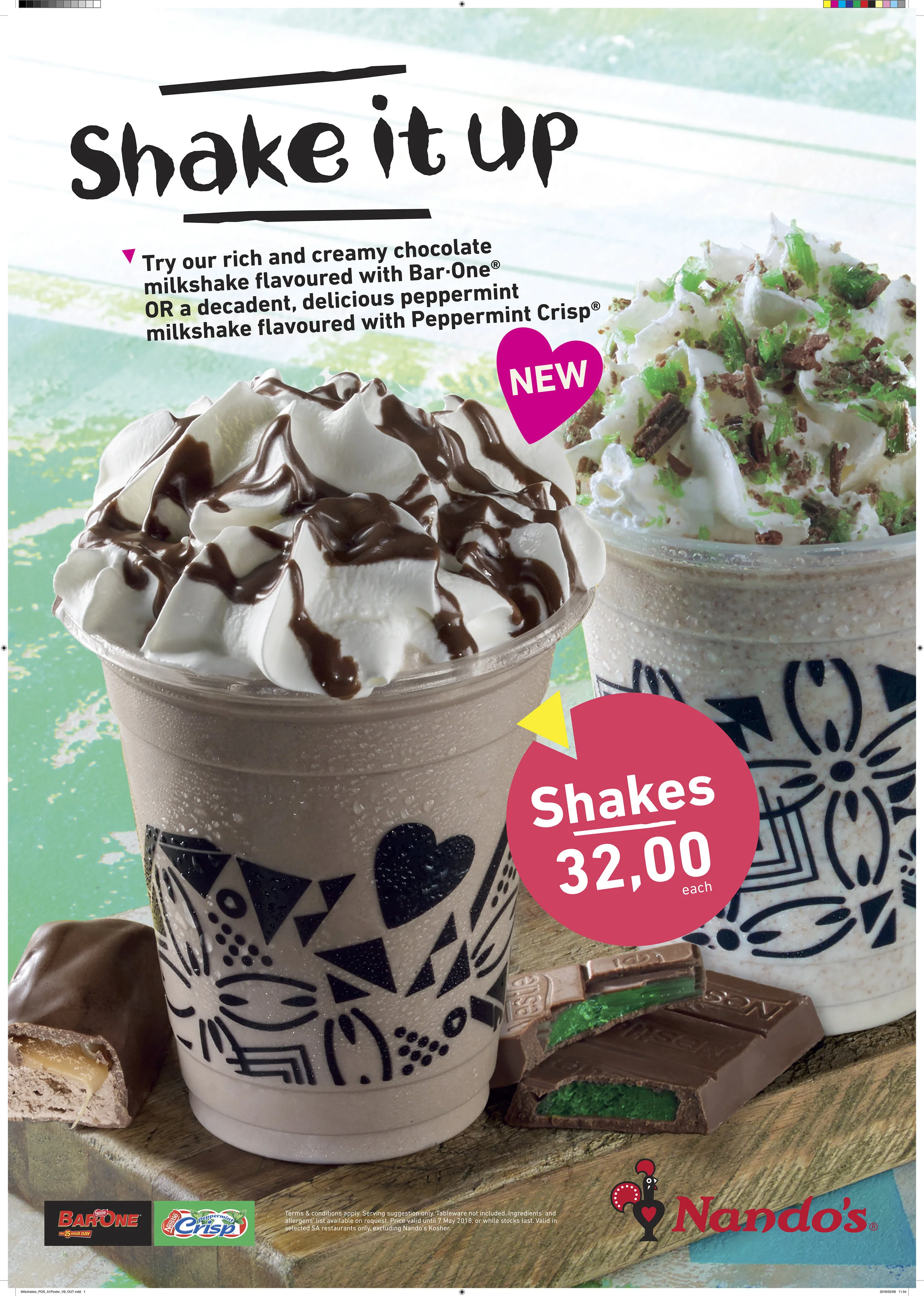 Nando's Designer Drinks