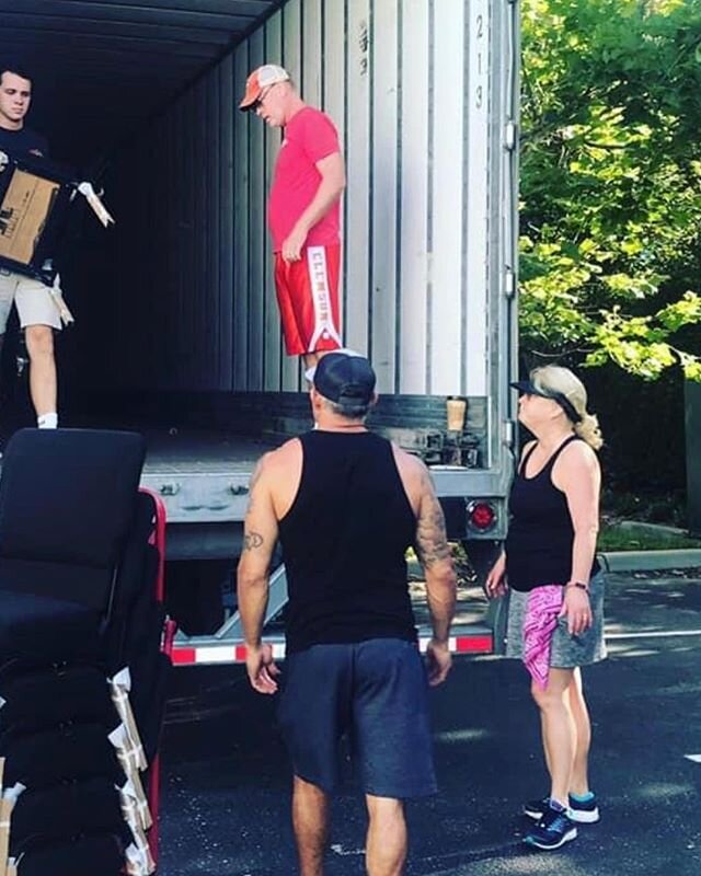 The chairs for our new auditorium arrived today. 
Each one of these chairs will be in every worship service @thesanctuaryfl holds once we are able to open the doors. They are just chairs, but they will give each person God brings a place to sit, to r