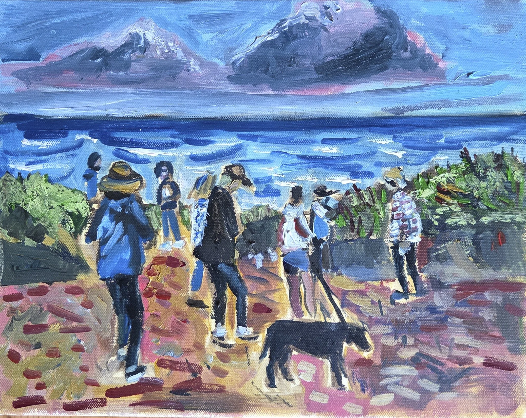 RachelThorneGermond_ReunionofFriends_OilonCanvas_11x14inches.jpg