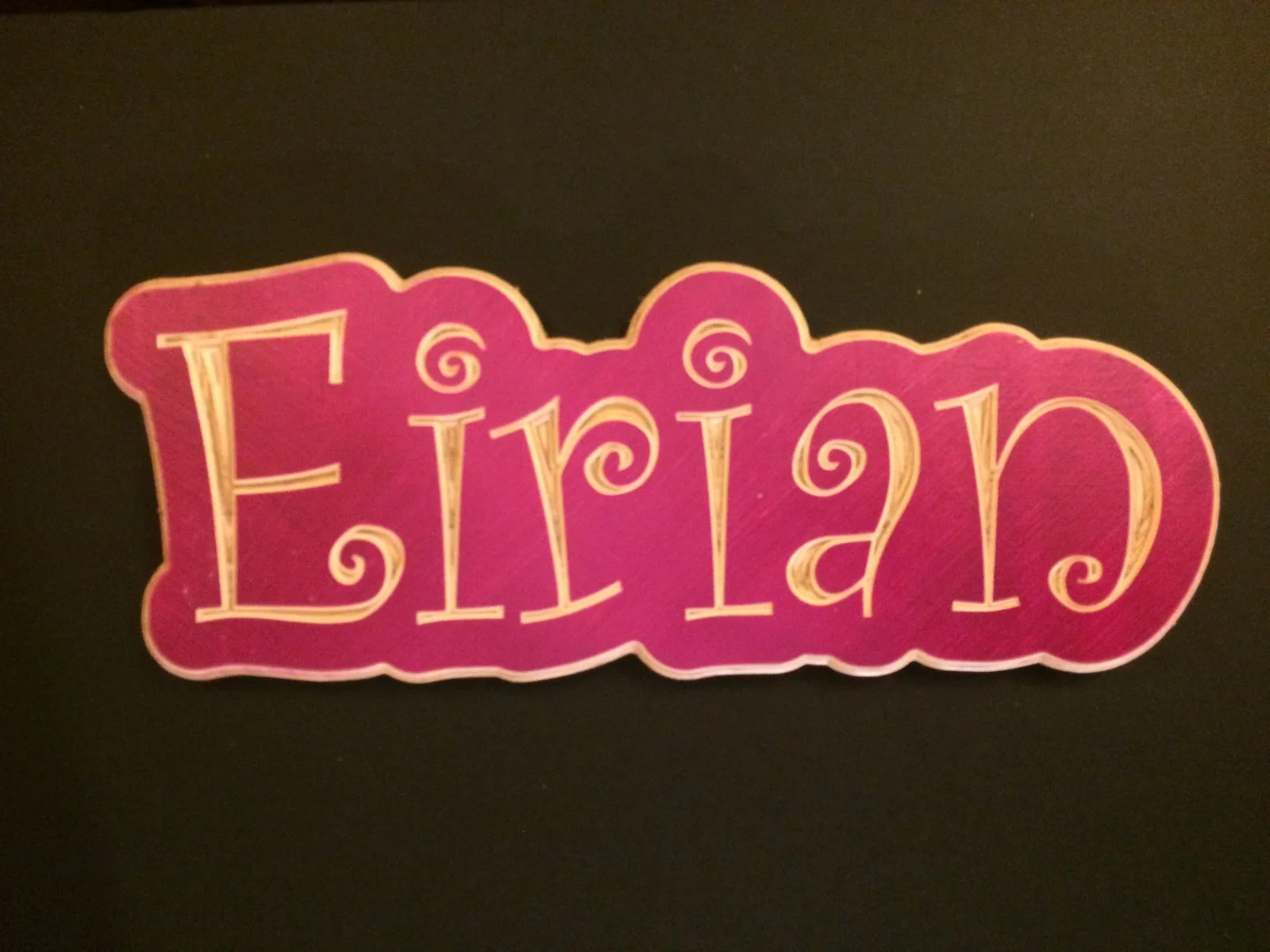 Childrens name signs CNC Router TIN SHED 06