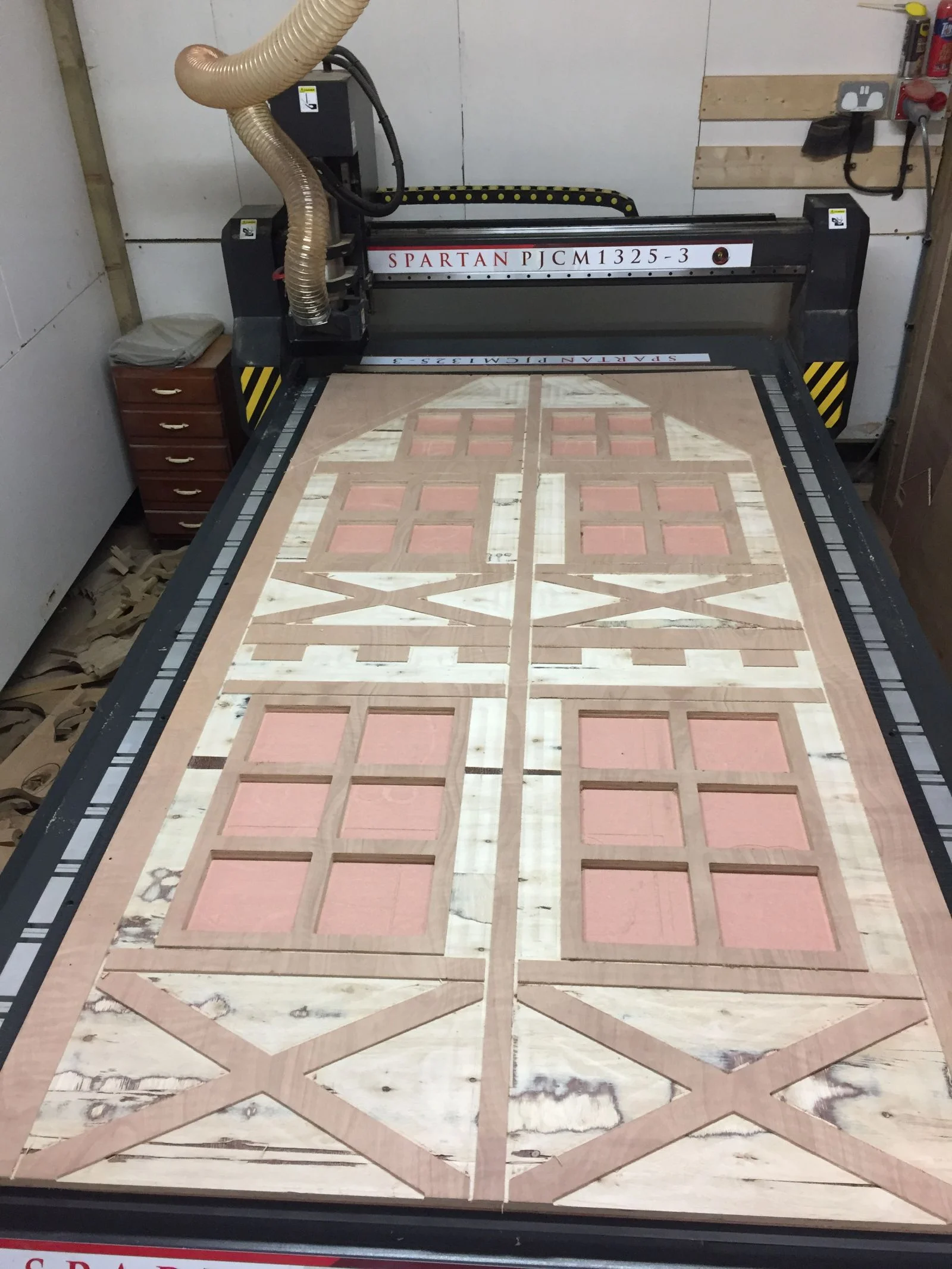 Oktoberfest Village Plywood House CNC Router TIN SHED 02