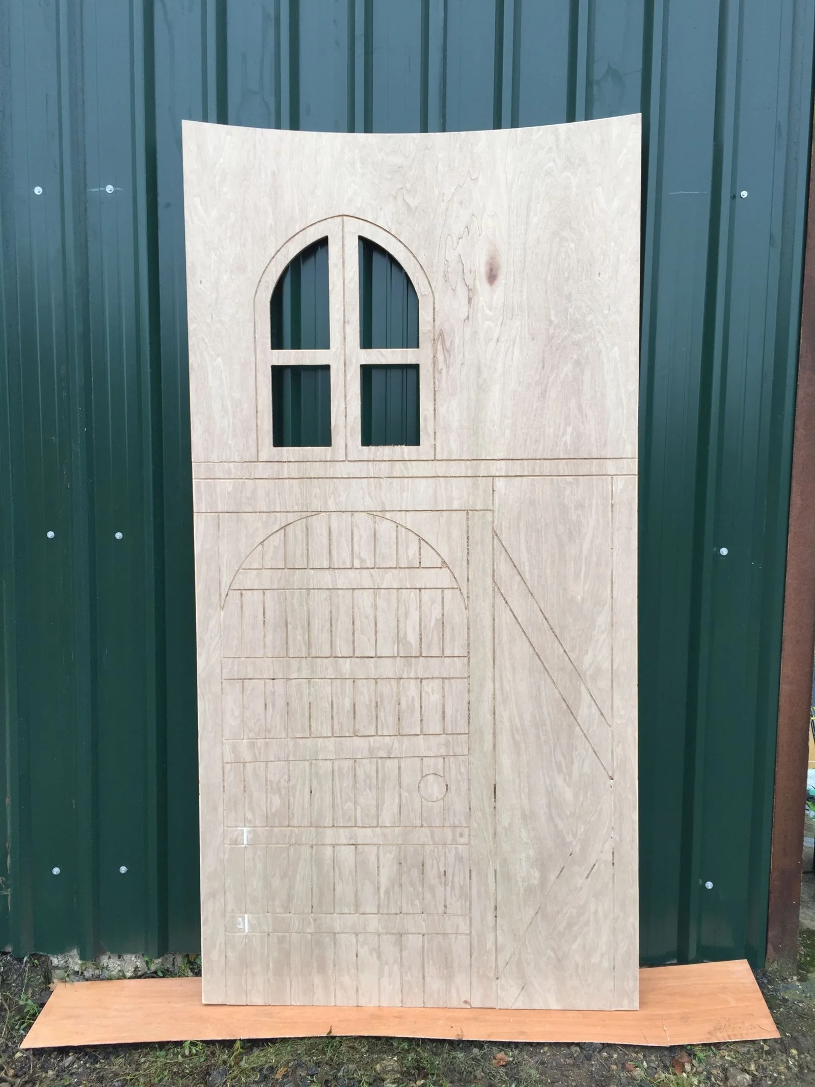 Oktoberfest Village Plywood House CNC Router TIN SHED 05