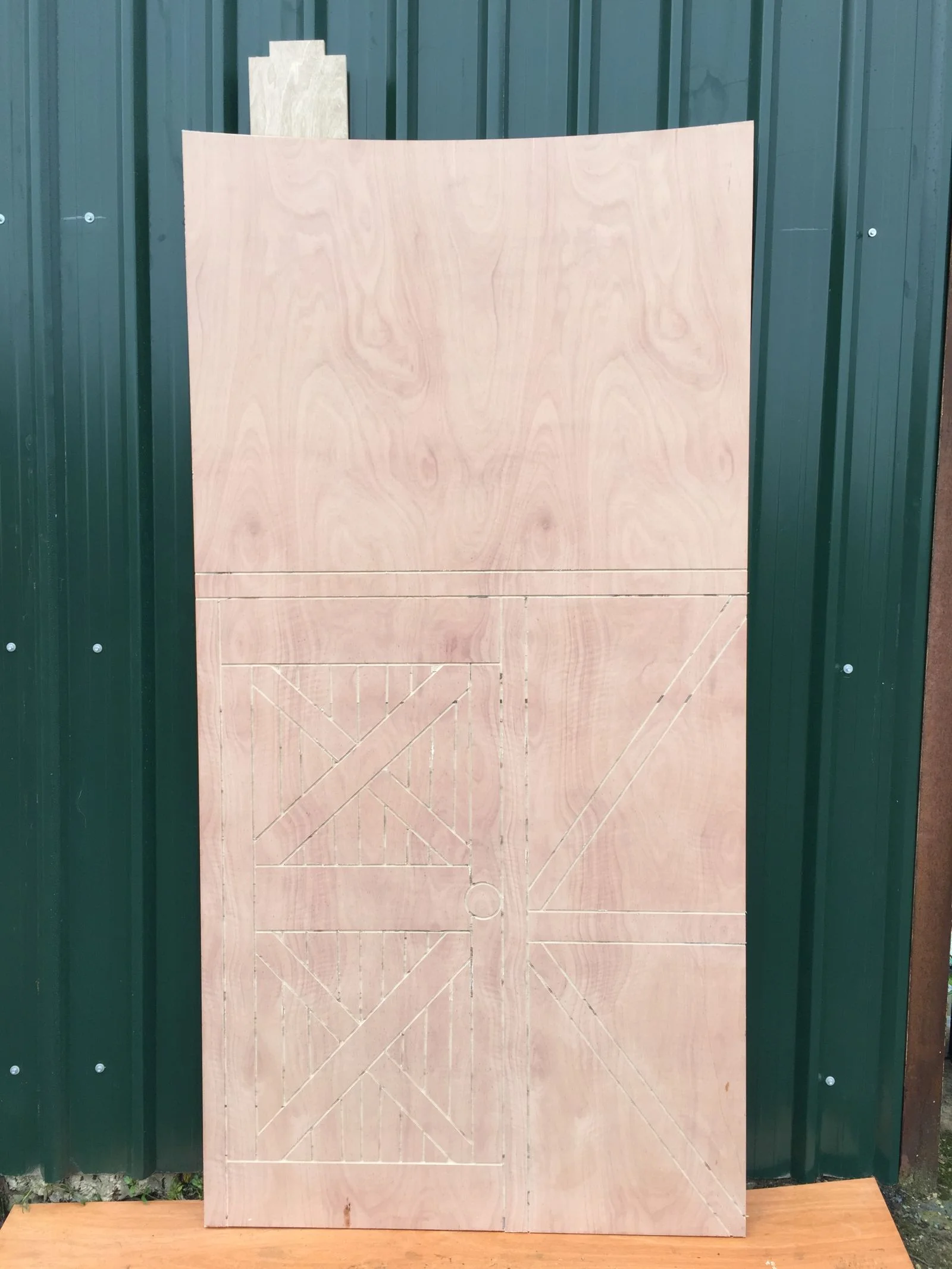 Oktoberfest Village Plywood House CNC Router TIN SHED 09