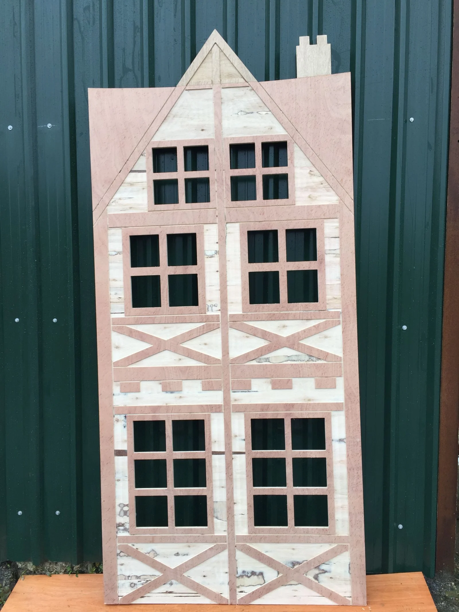 Oktoberfest Village Plywood House CNC Router TIN SHED 11