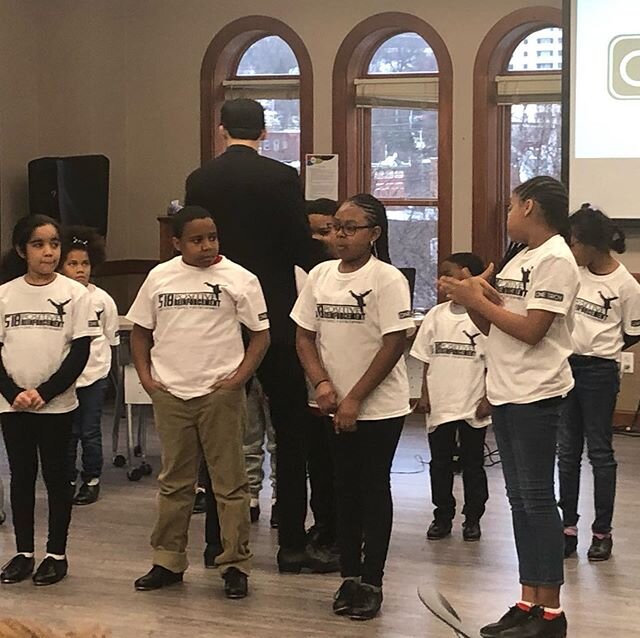 Kids from 518Tap performing at our One Troy meeting on Tuesday.