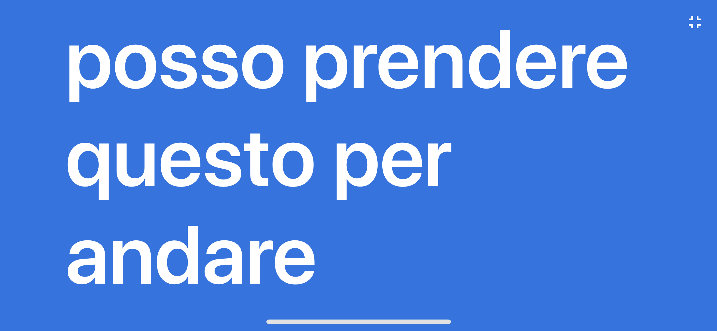 "Can I take this to go?" Source: Google Translate