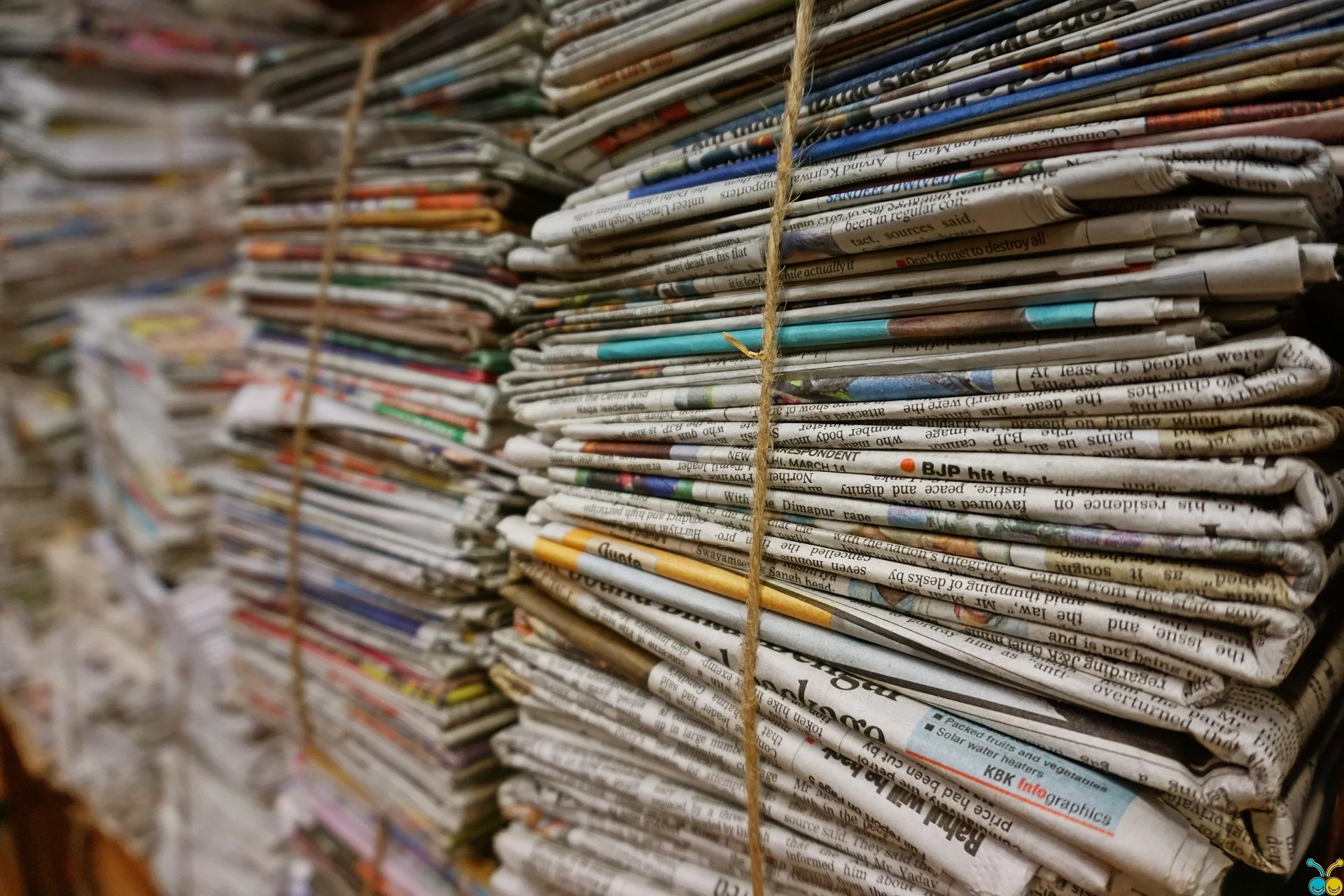 It may be time to chip away at the newspaper pile, Keller.