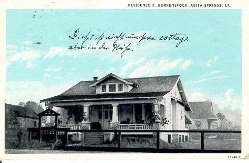  Historic postcard of the house exterior 