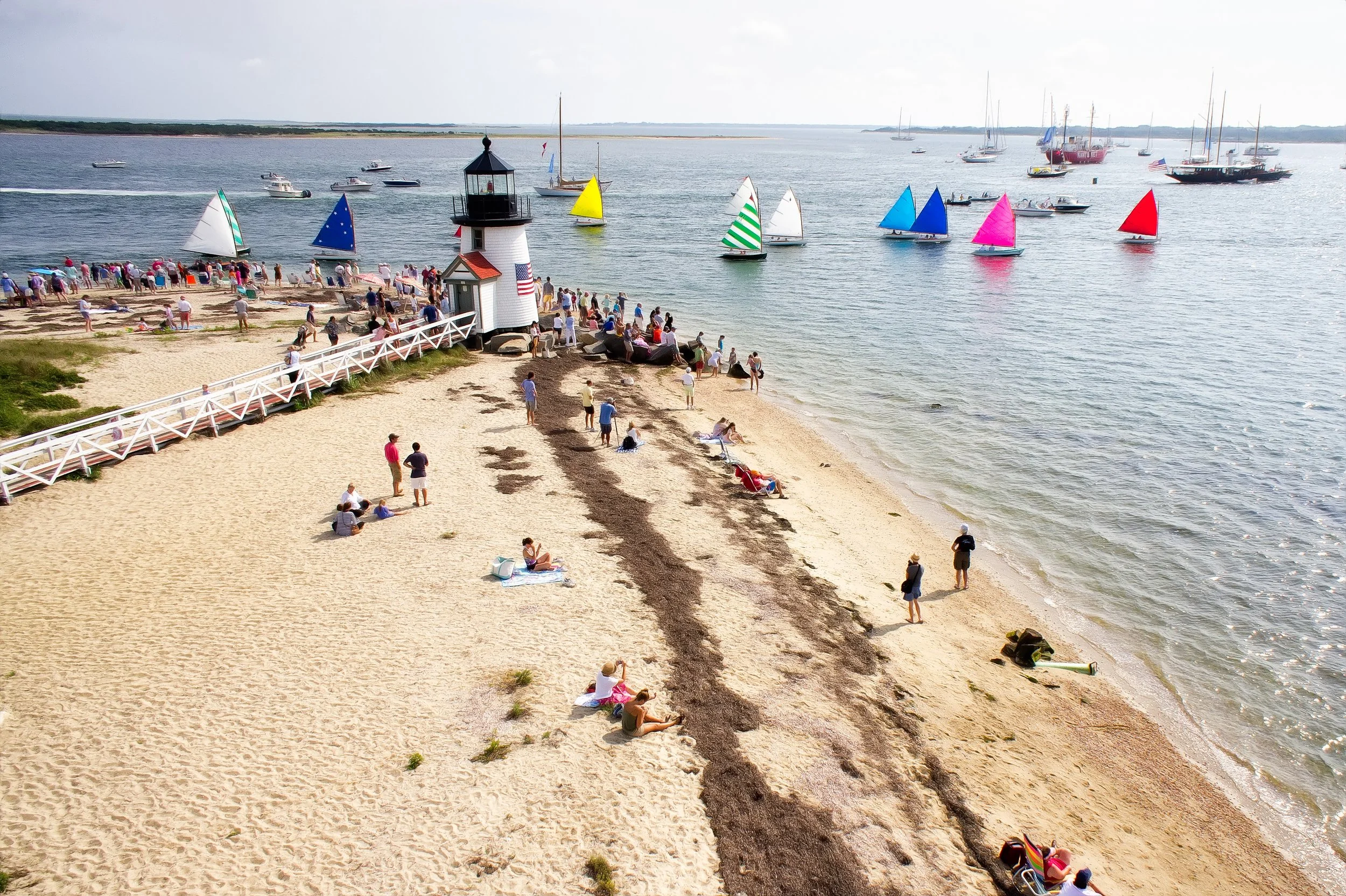 Brant Point by Kite with Rainbow Fleet (GH) 4.jpg