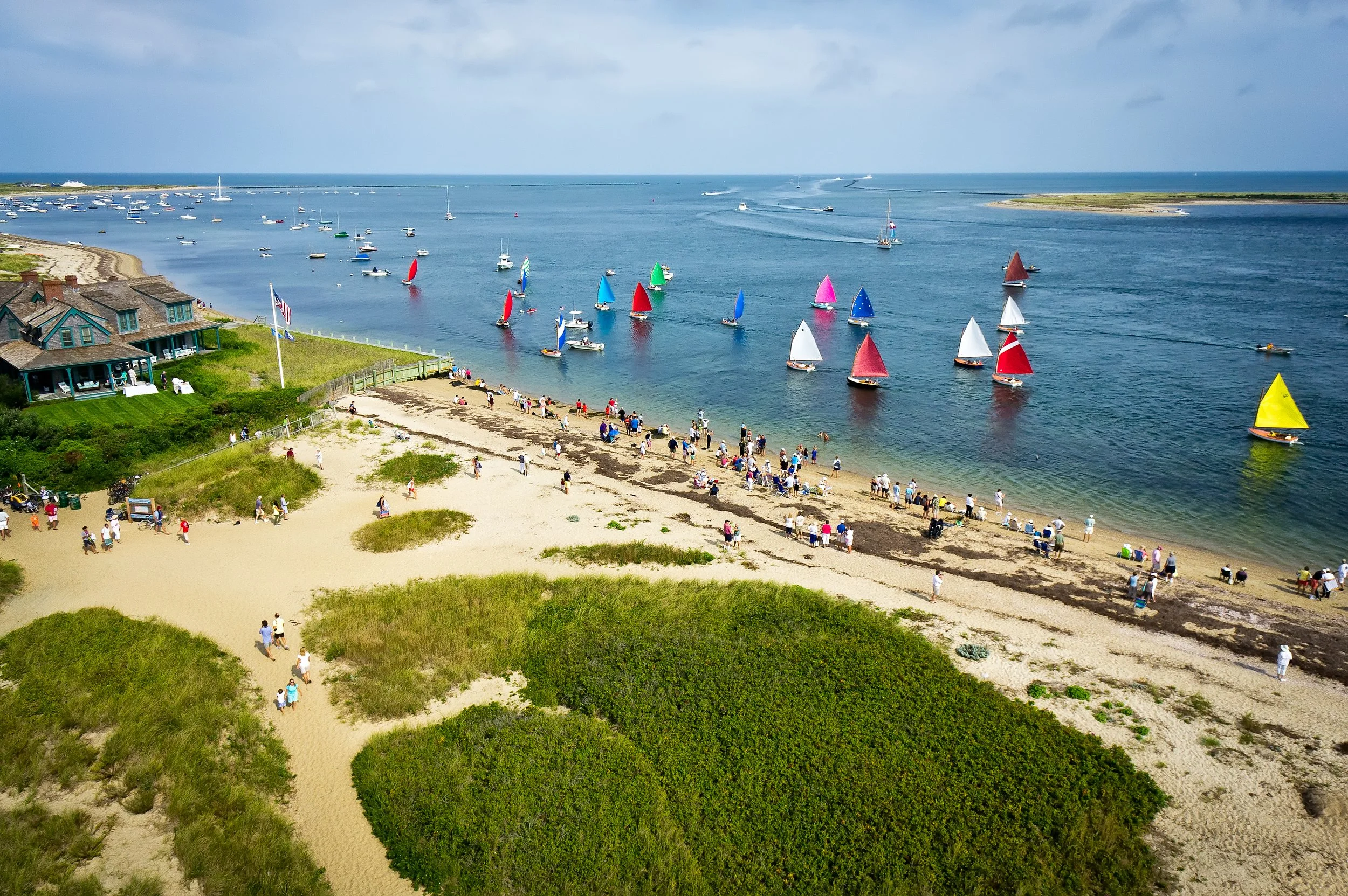 Brant Point by Kite with Rainbow Fleet (GH) 5.jpg