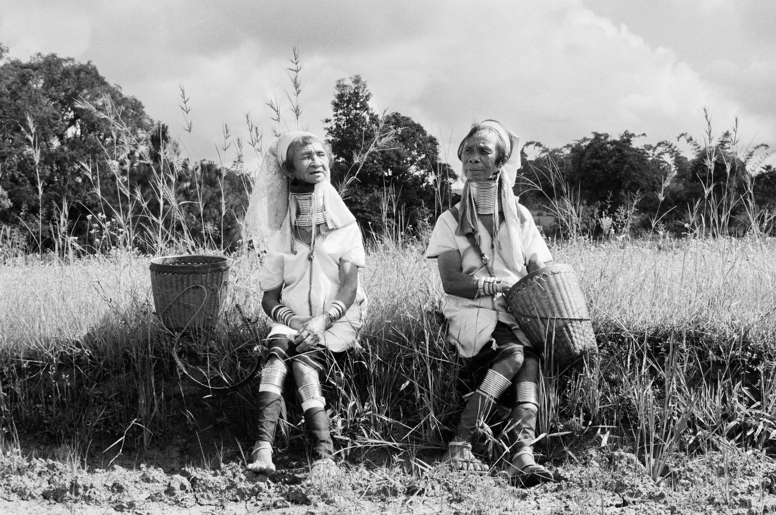  Thynt and Phaw. 78  and 74 years old. And a pair beautiful Kayan grandmothers. When she was very little she met another girl in the village where she lived. Instantly they became best friends…  When we were out they told me their story about how the