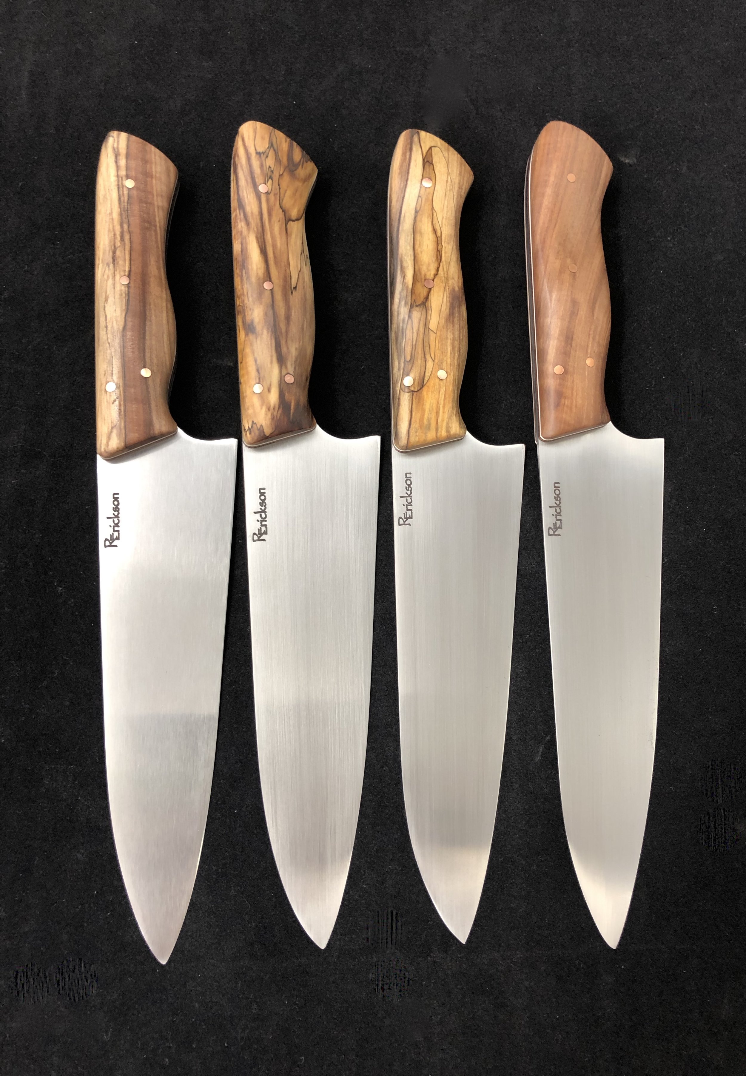 Western style chef knives
