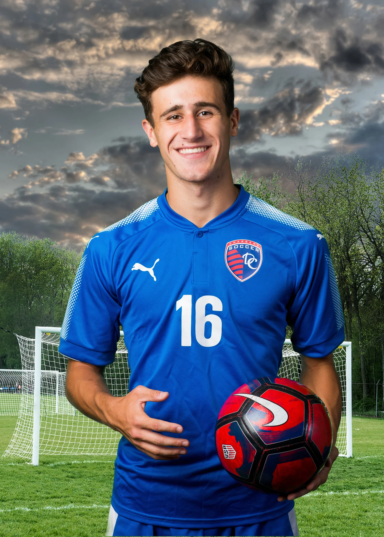 Julian: senior portraits &amp; soccer concept shot