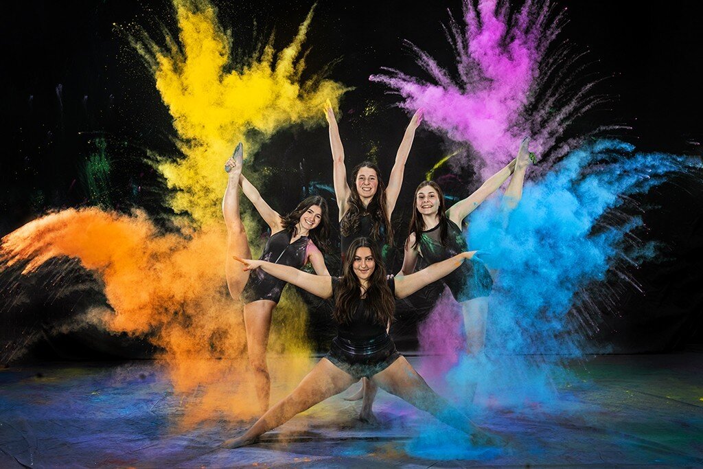 Broadway Academy of Dance - North⁠ bringing rhythm and hues together as they dance their way into a colorful powder session! 💃🎨⁠
⁠
Photographer: @baa_dance ⁠
Dancers: @delilahcardiff13 @maddie.greenberg @kcbug_1010⁠
Dance Company: @baa_dance ⁠
⁠
#d