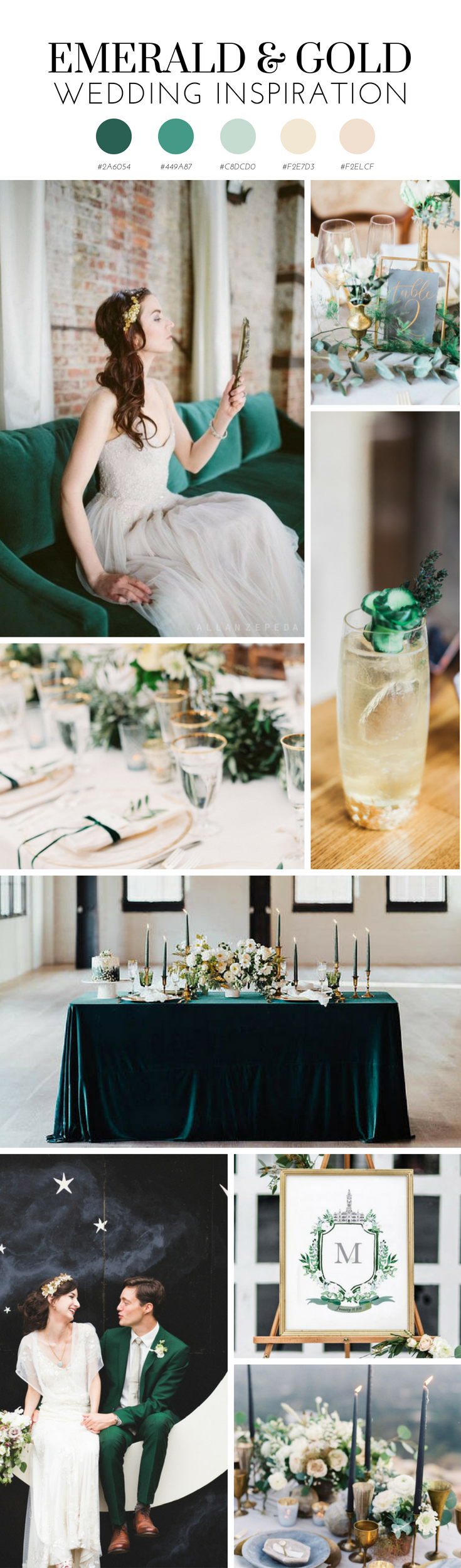 Emerald and Gold Wedding Inspiration.png