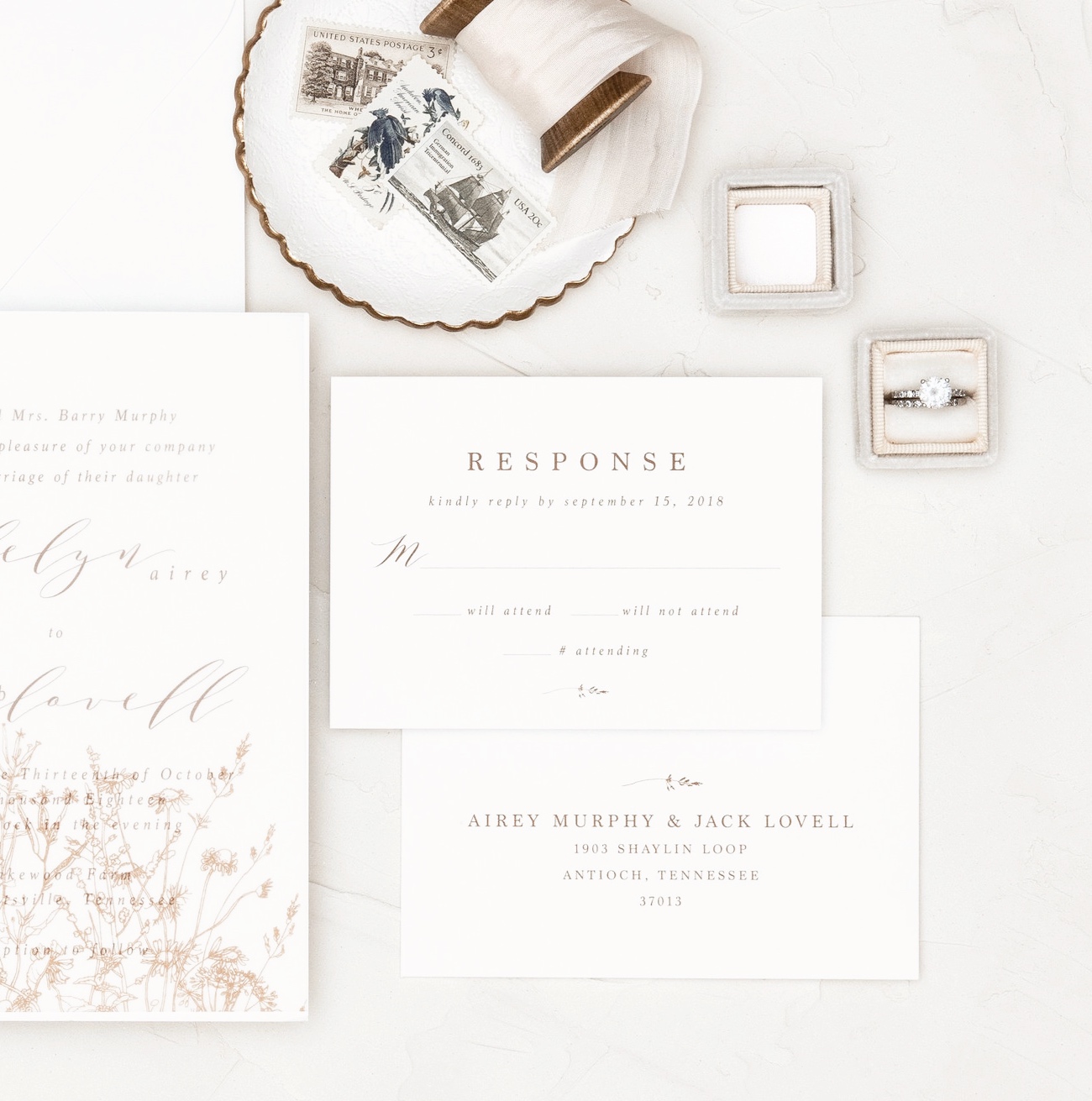 Bronze+Wildflower+Wedding+Invitation+Suite+with+Reply+Envelope+Printing.jpg