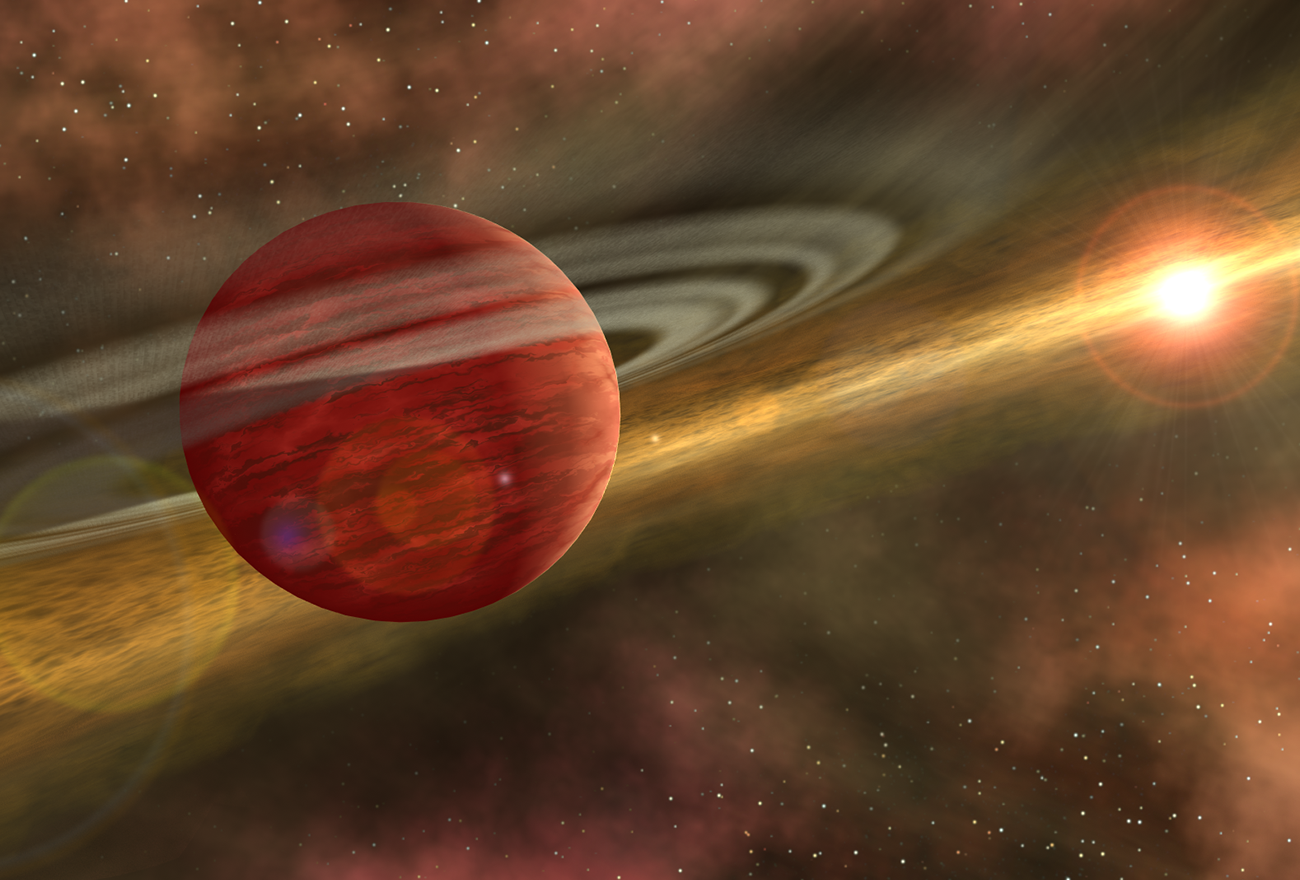 Out of the Dust, A Planet is Born (Artist Concept) Credit: NASA/JPL-Caltech